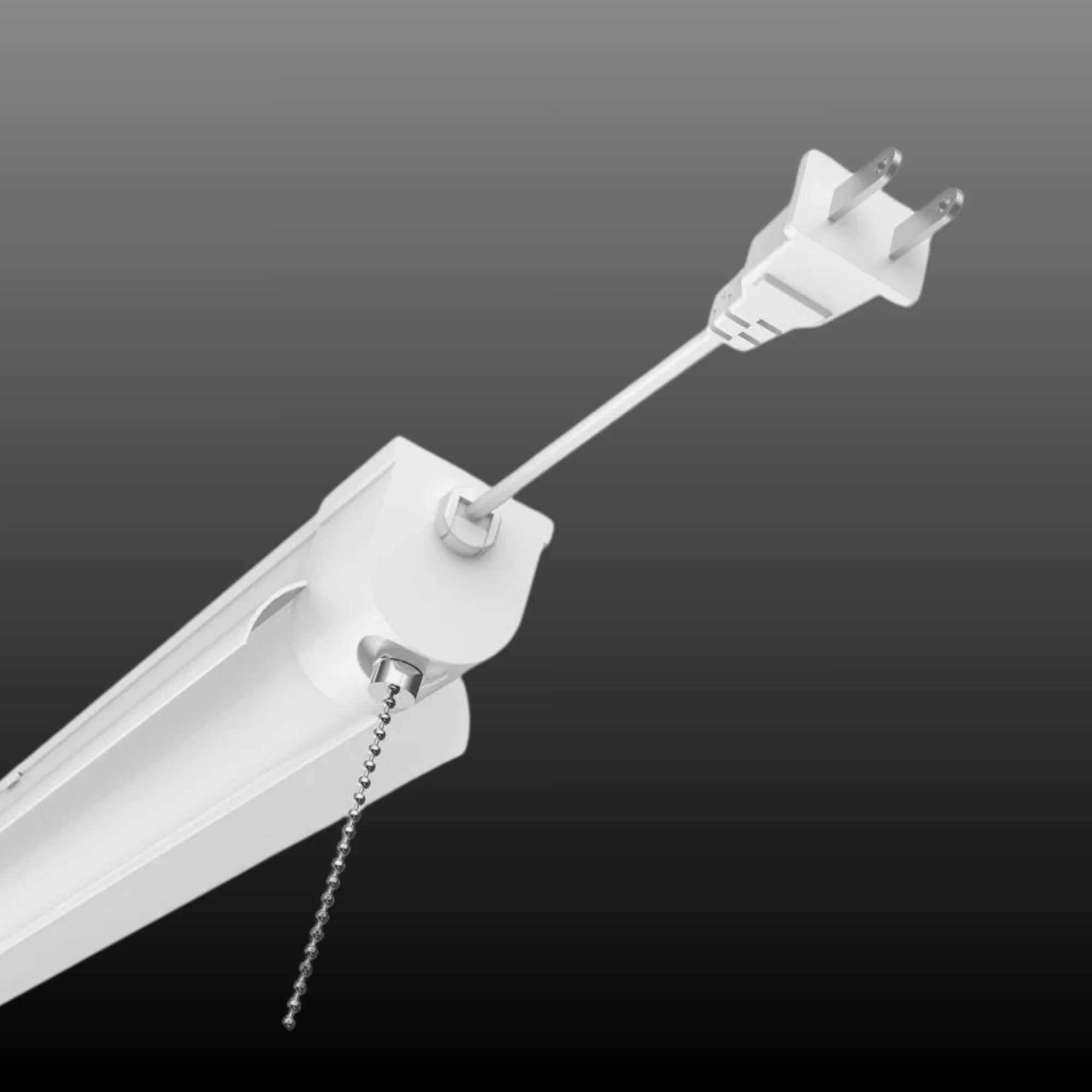 3ft LED Shop Light, 34W, 3000 Lumens, 4000K, 120V, Pull Chain