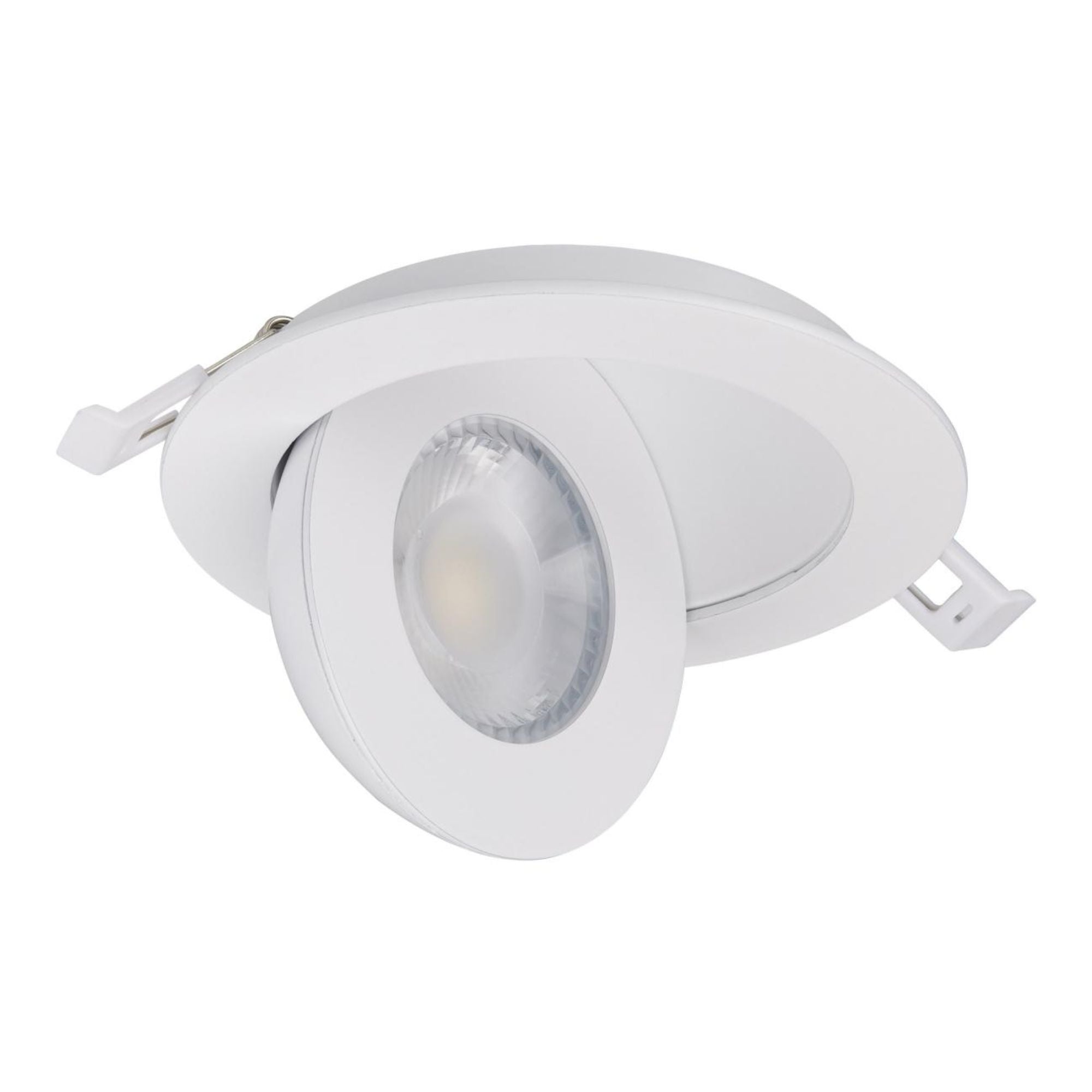 4" Round Gimbal Downlight with Remote Driver, 750 Lumens, 5-CCT