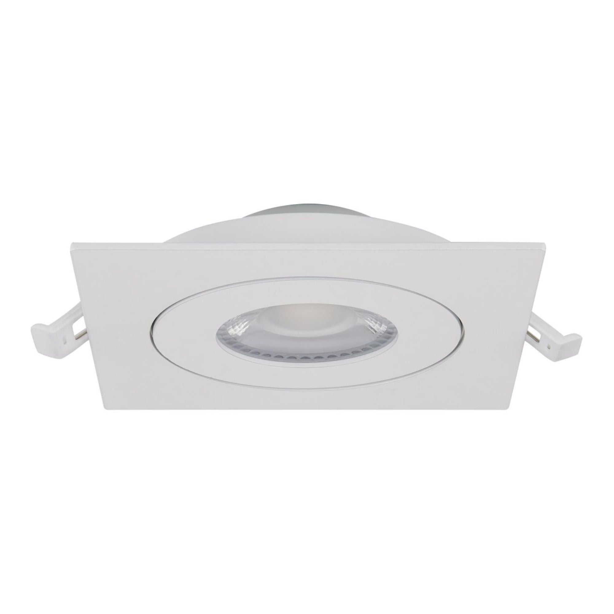 4" Square Gimbal Downlight with Remote Driver, 750 Lumens, 5-CCT