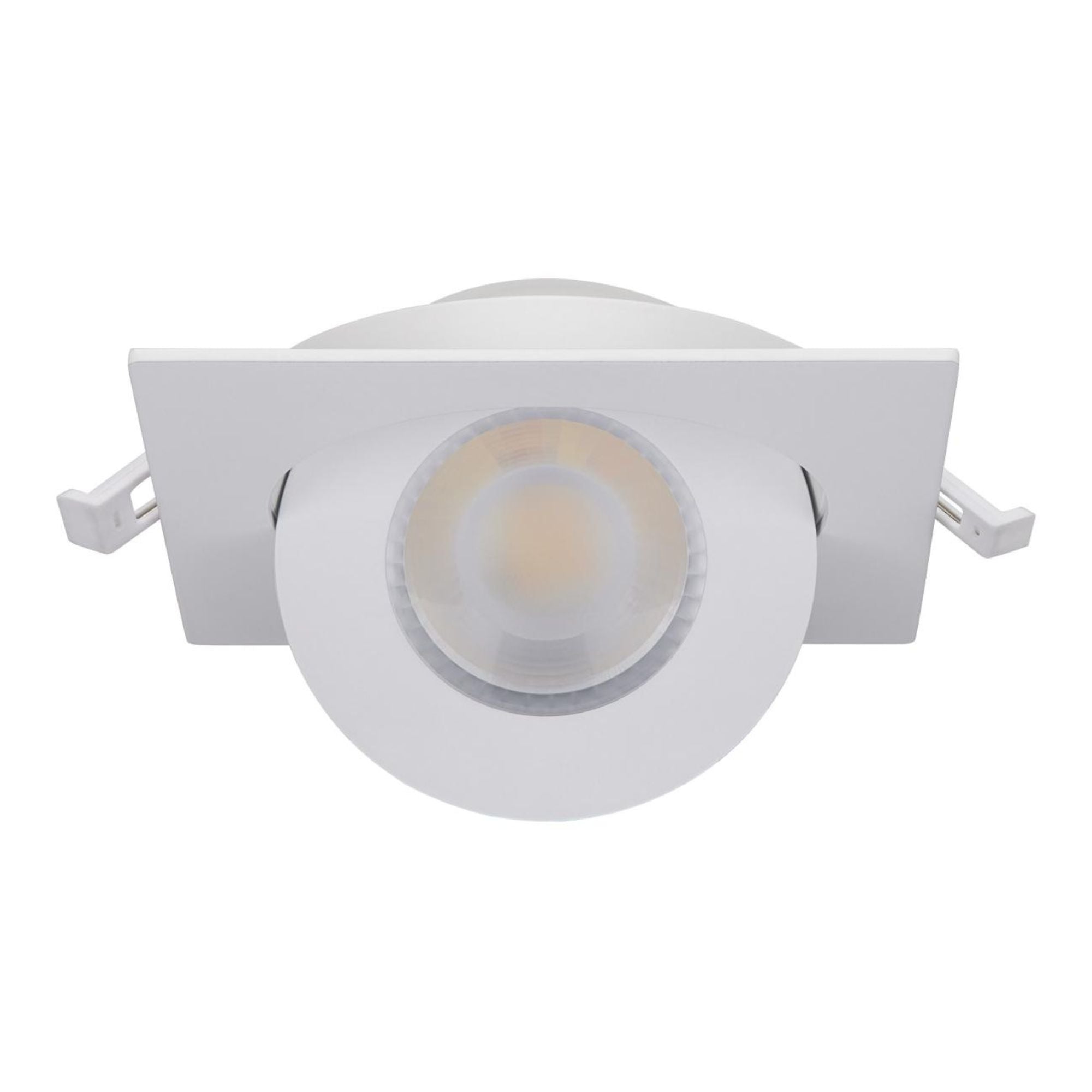 4" Square Gimbal Downlight with Remote Driver, 750 Lumens, 5-CCT