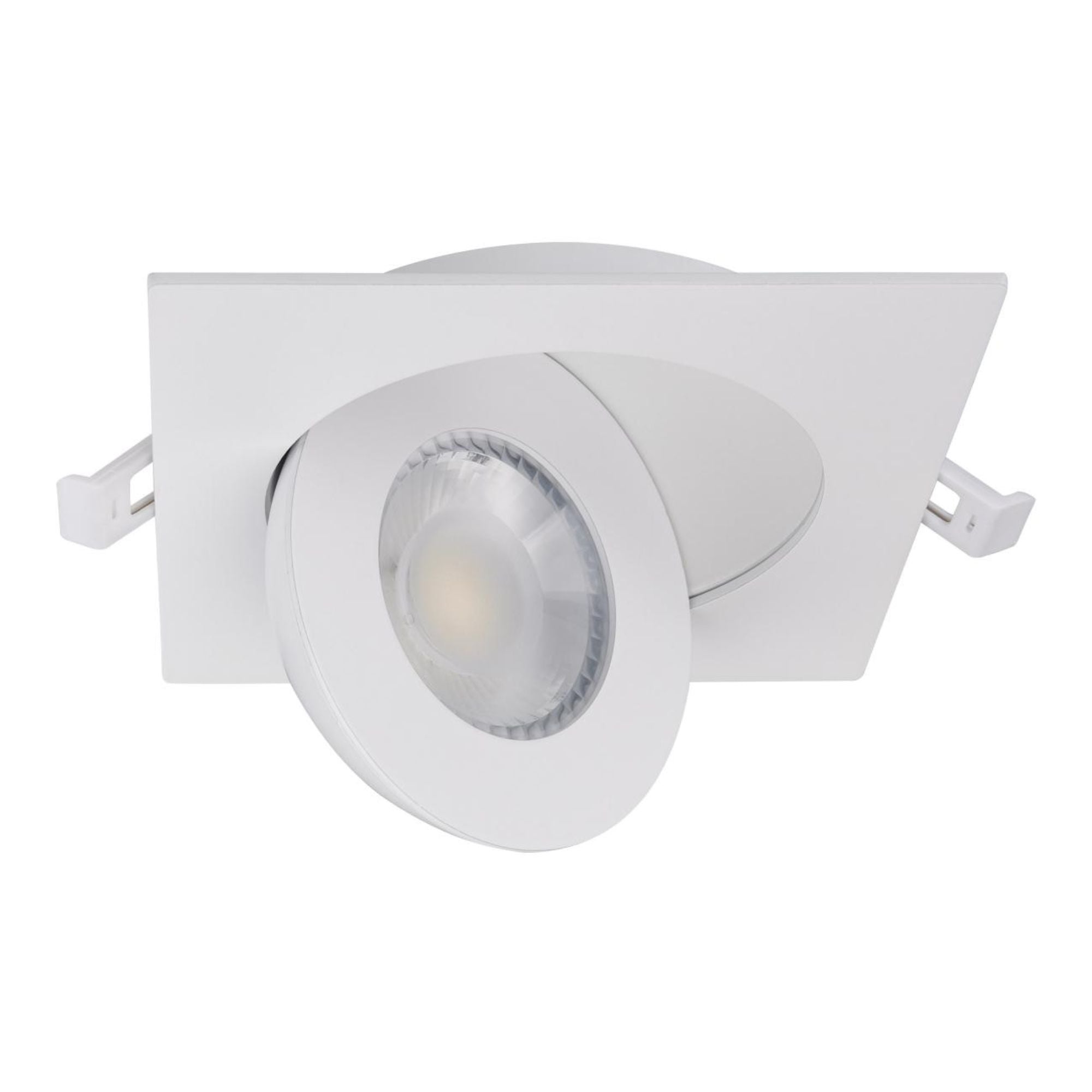4" Square Gimbal Downlight with Remote Driver, 750 Lumens, 5-CCT