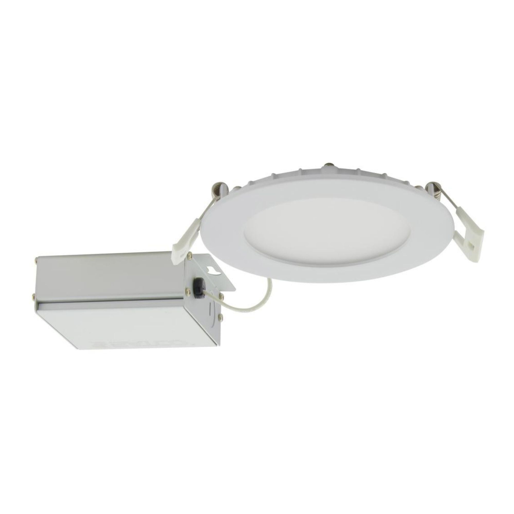 Edge-Lit 4" Round Canless LED Recessed Light, 10W, 650 Lm, 5-CCT