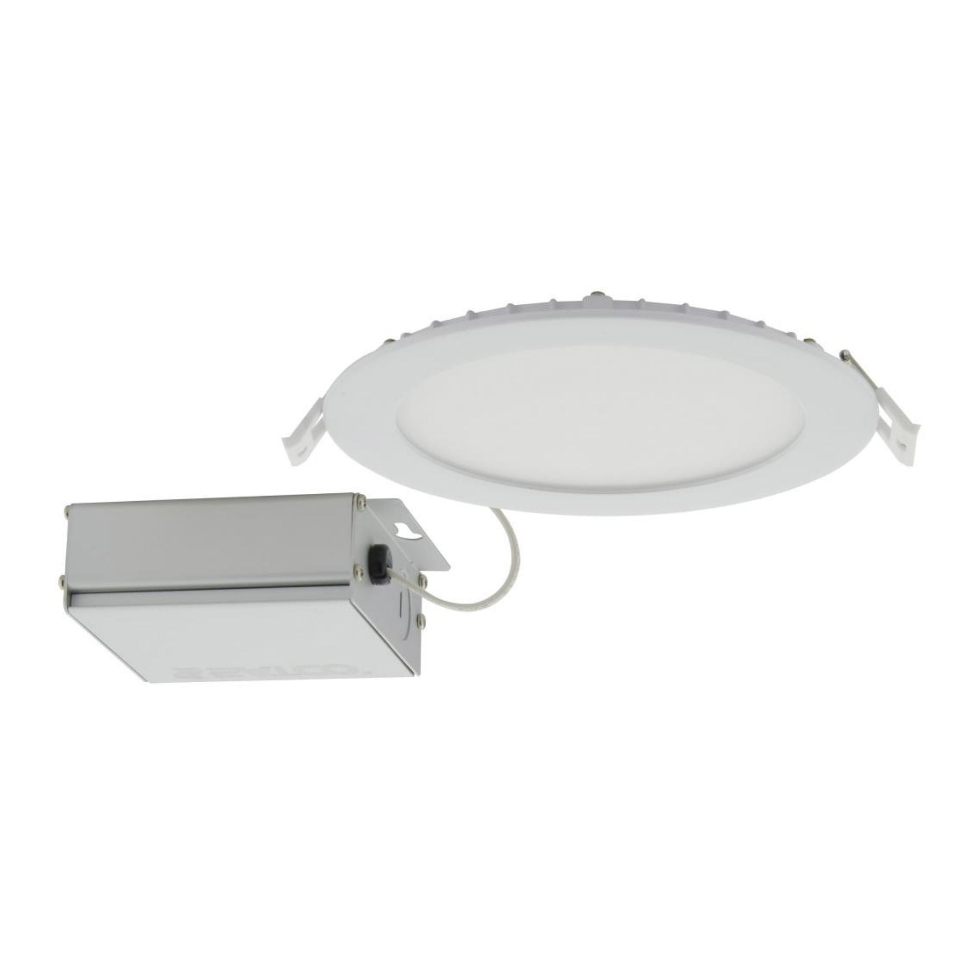 Edge-Lit 6" Round Canless LED Recessed Light, 12W, 900 Lm, 5-CCT