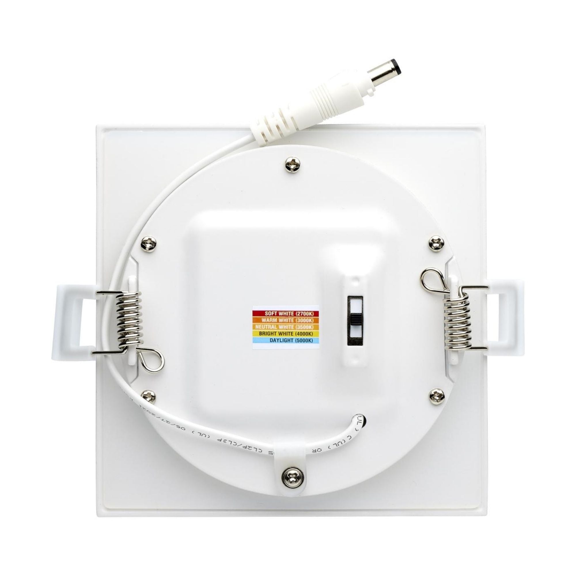 Edge-Lit 4" Square Canless LED Recessed Light, 10W, 600 Lm, 5-CCT