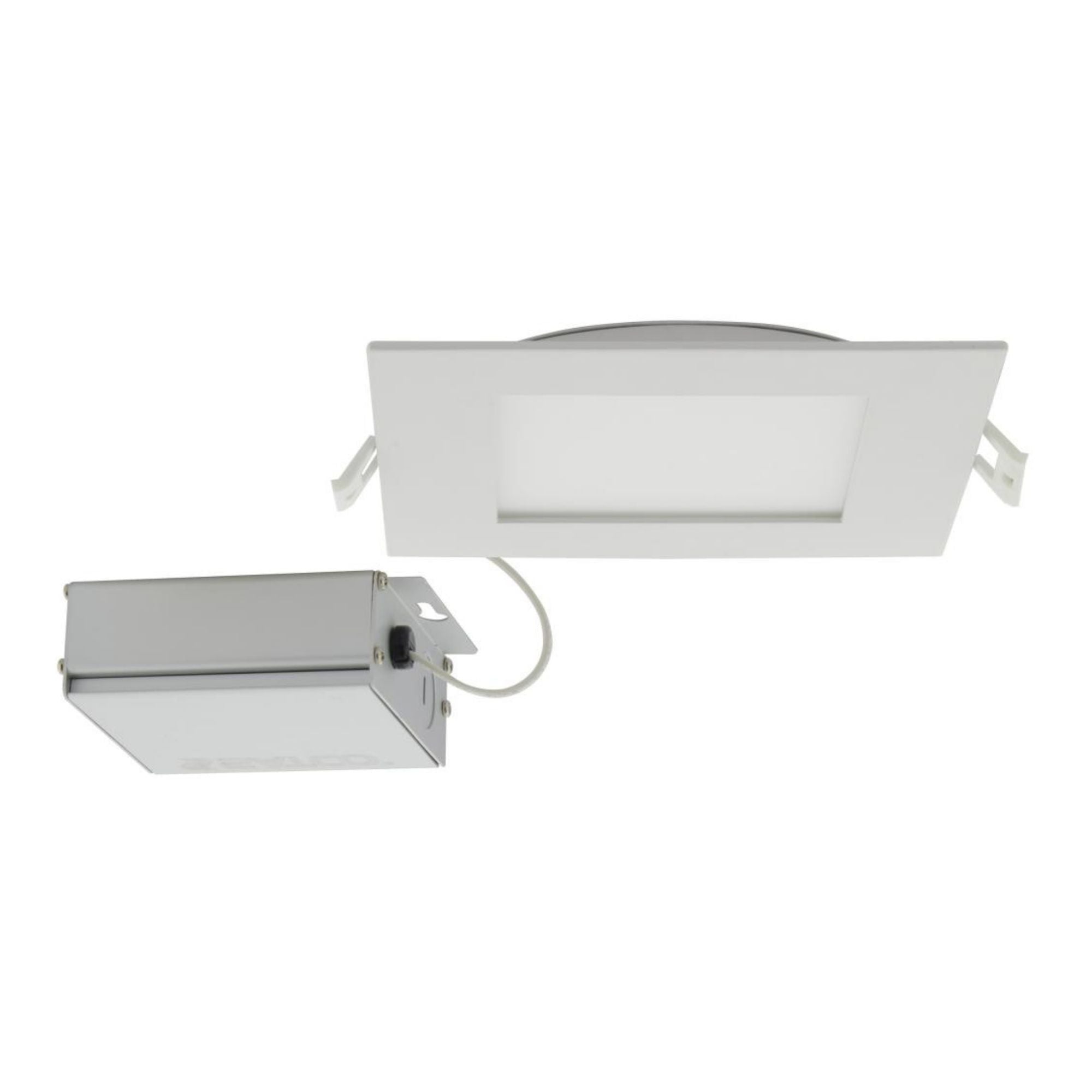 Edge-Lit 6" Square Canless LED Recessed Light, 12W, 700 Lm, 5-CCT
