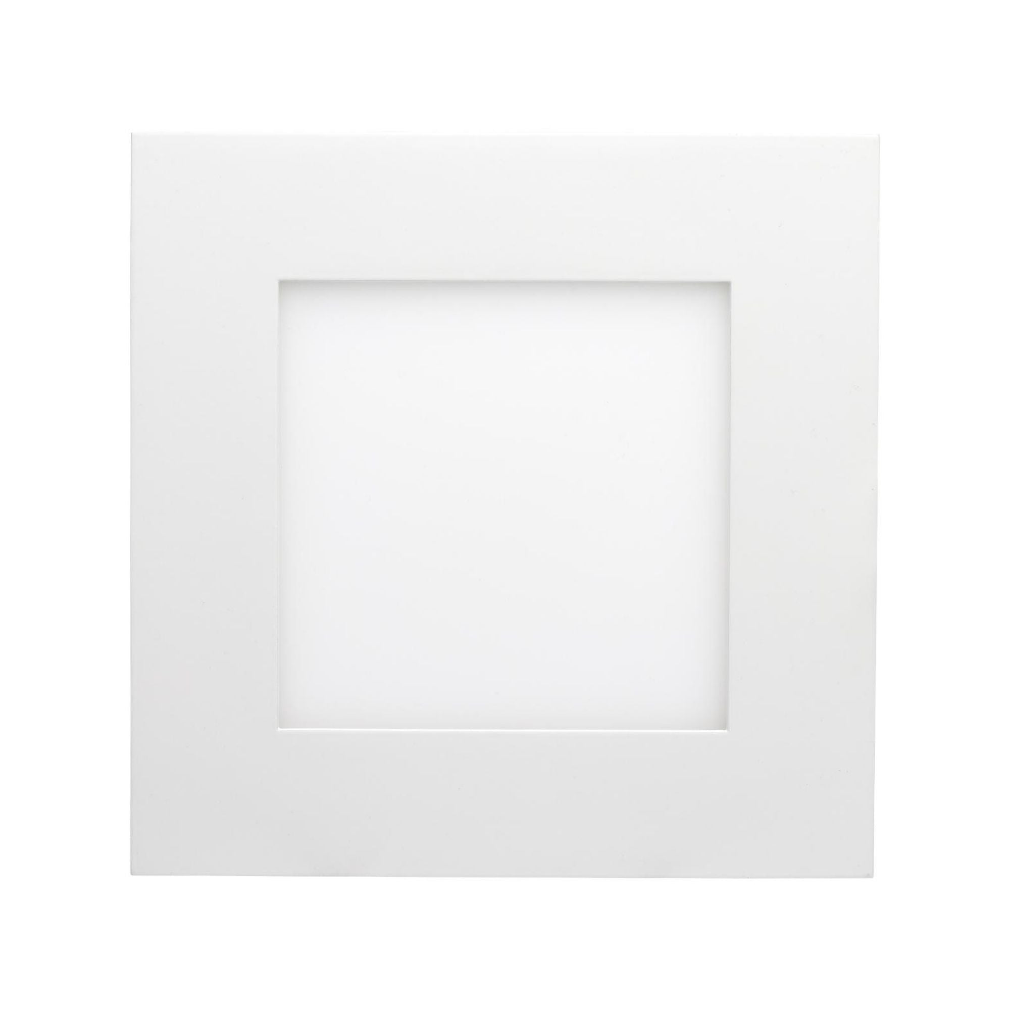 Edge-Lit 6" Square Canless LED Recessed Light, 12W, 700 Lm, 5-CCT