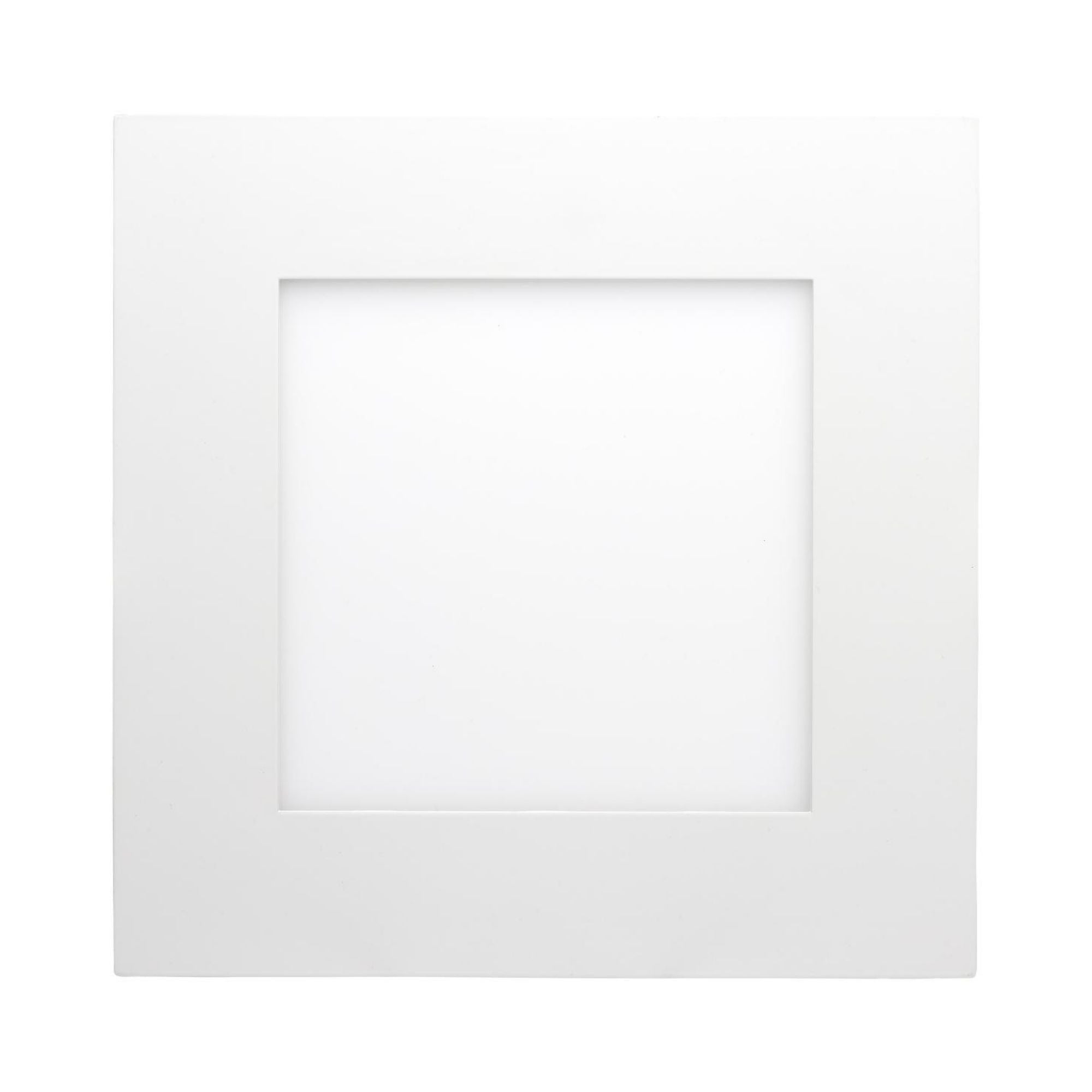 Edge-Lit 8" Square Canless LED Recessed Light, 24W, 1650 Lm, 5-CCT