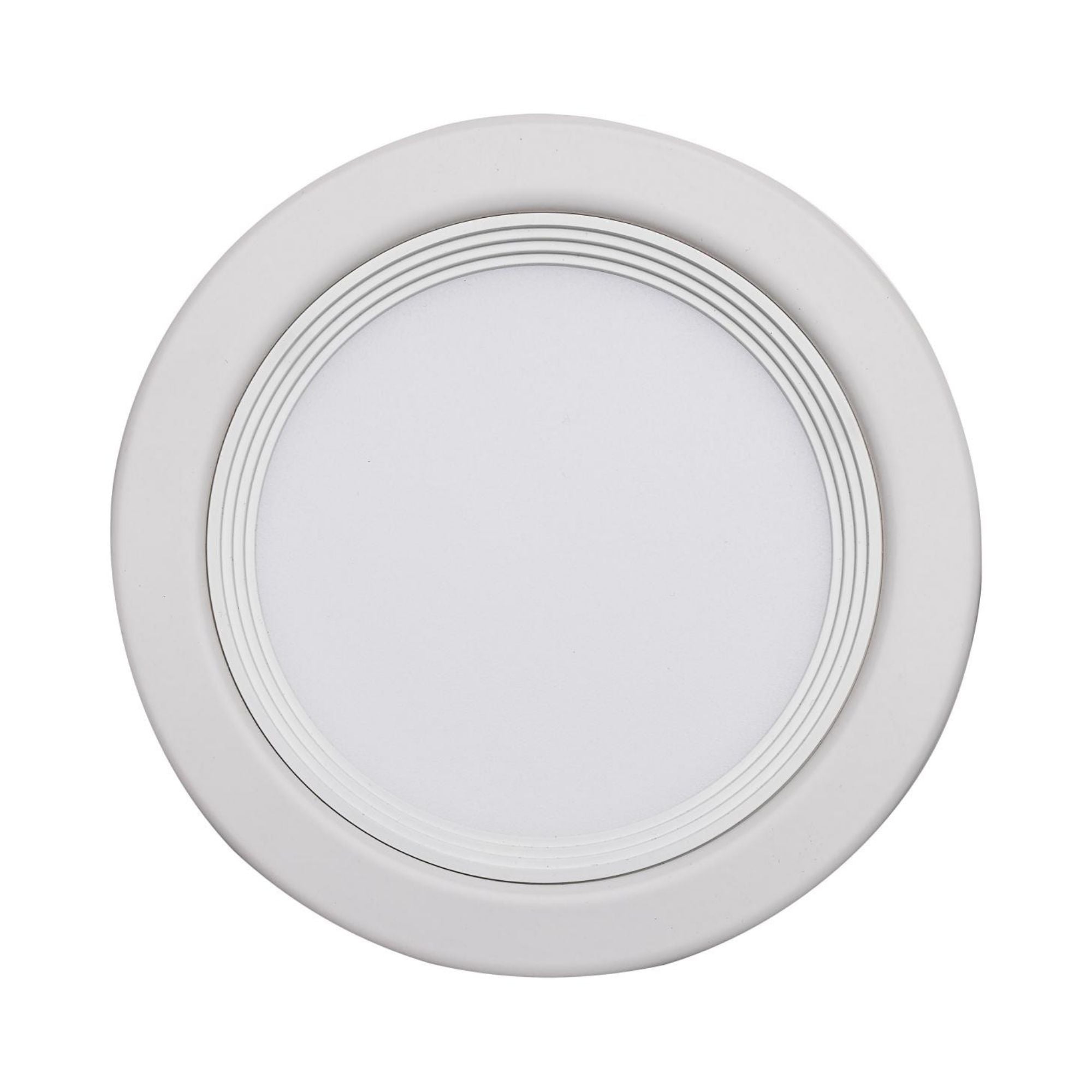 Fire Rated 4" Canless LED Recessed Light, 800 Lm, 5-CCT, Baffle Trim