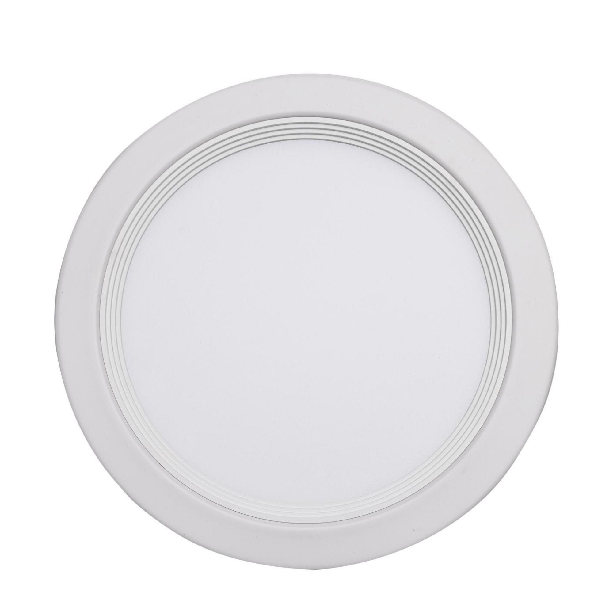 Fire Rated 6" Canless LED Recessed Light, 1050 Lm, 5-CCT, Baffle Trim