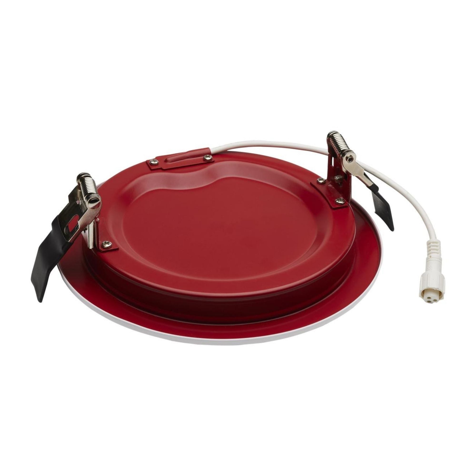 Fire Rated 6" Canless LED Recessed Light, 1050 Lm, 5-CCT, Baffle Trim