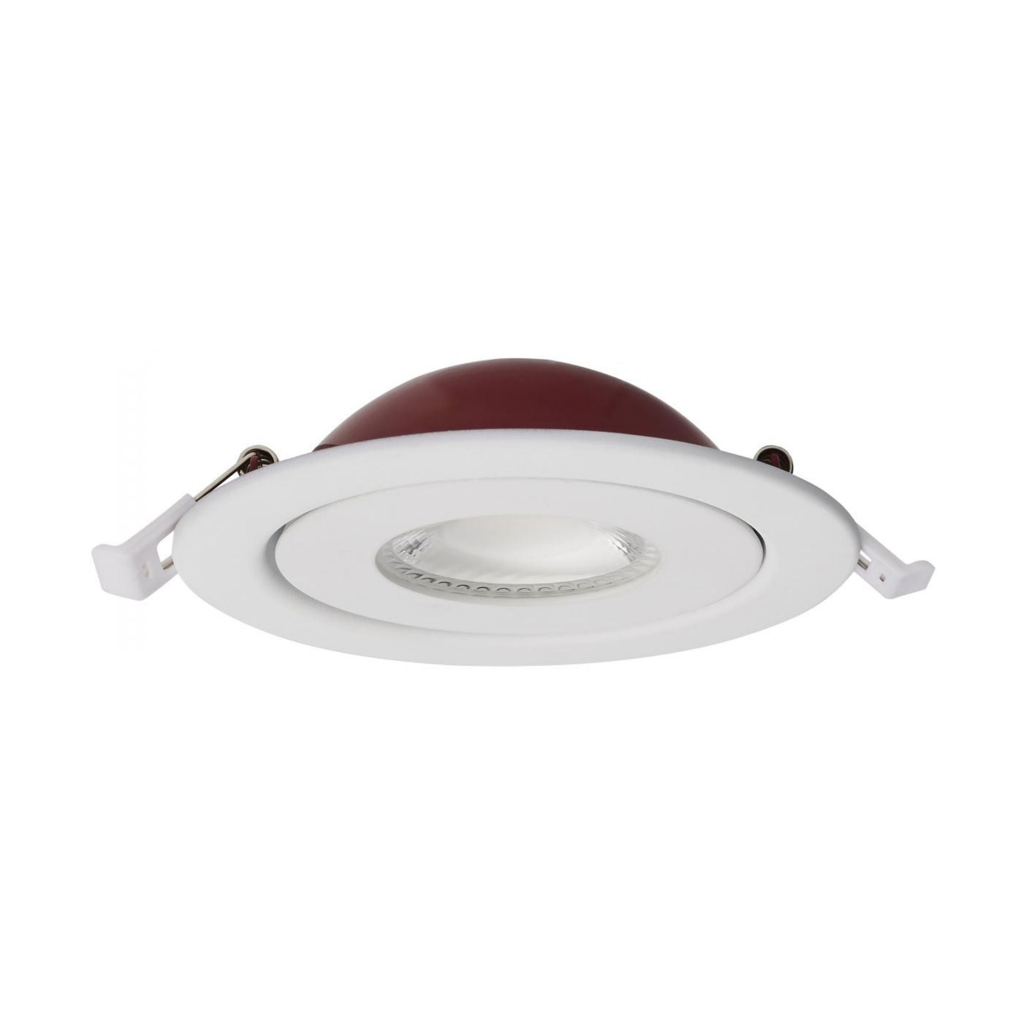 Fire Rated 4" Canless LED Recessed Light, 650 Lm, 5-CCT, Adjustable Trim