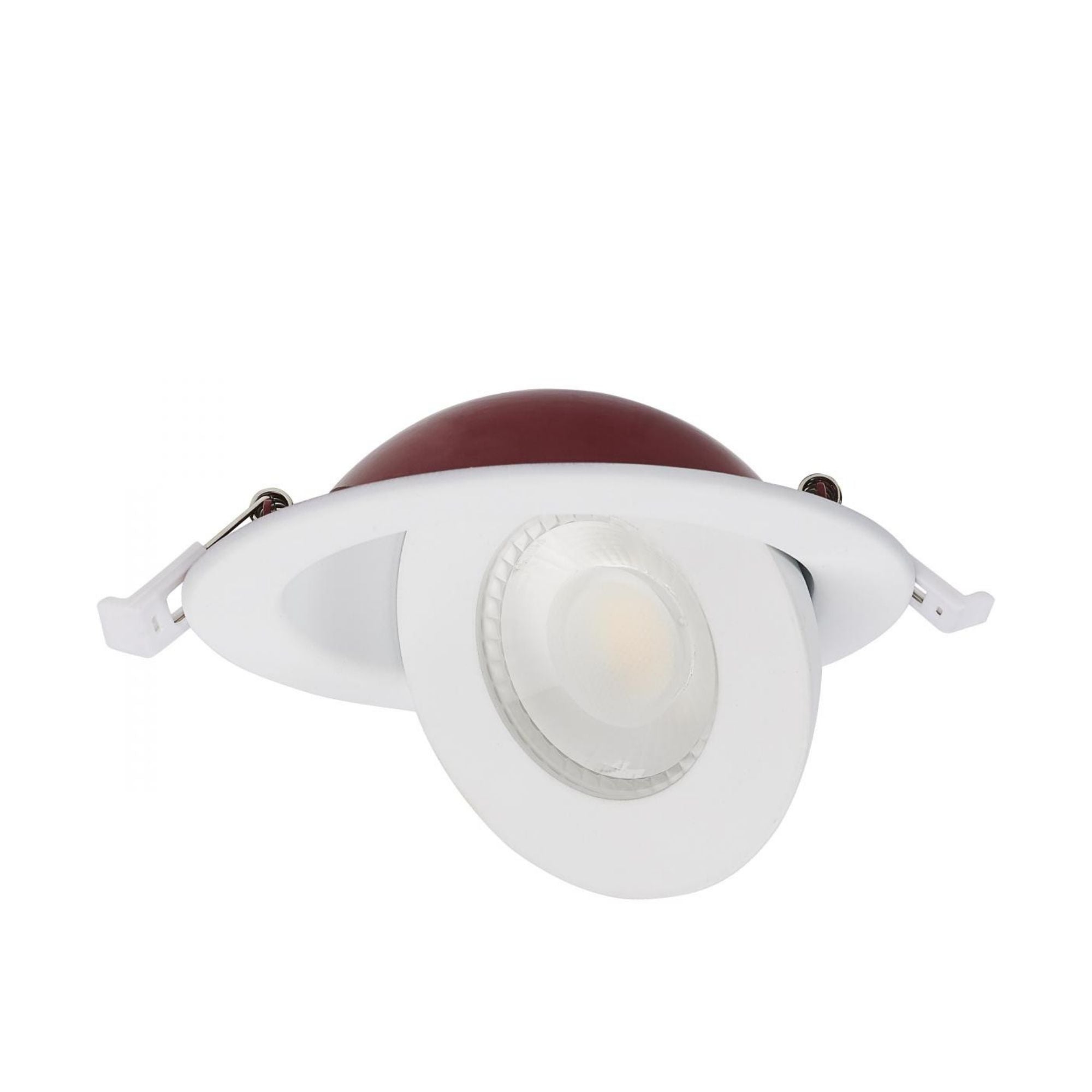Fire Rated 4" Canless LED Recessed Light, 650 Lm, 5-CCT, Adjustable Trim
