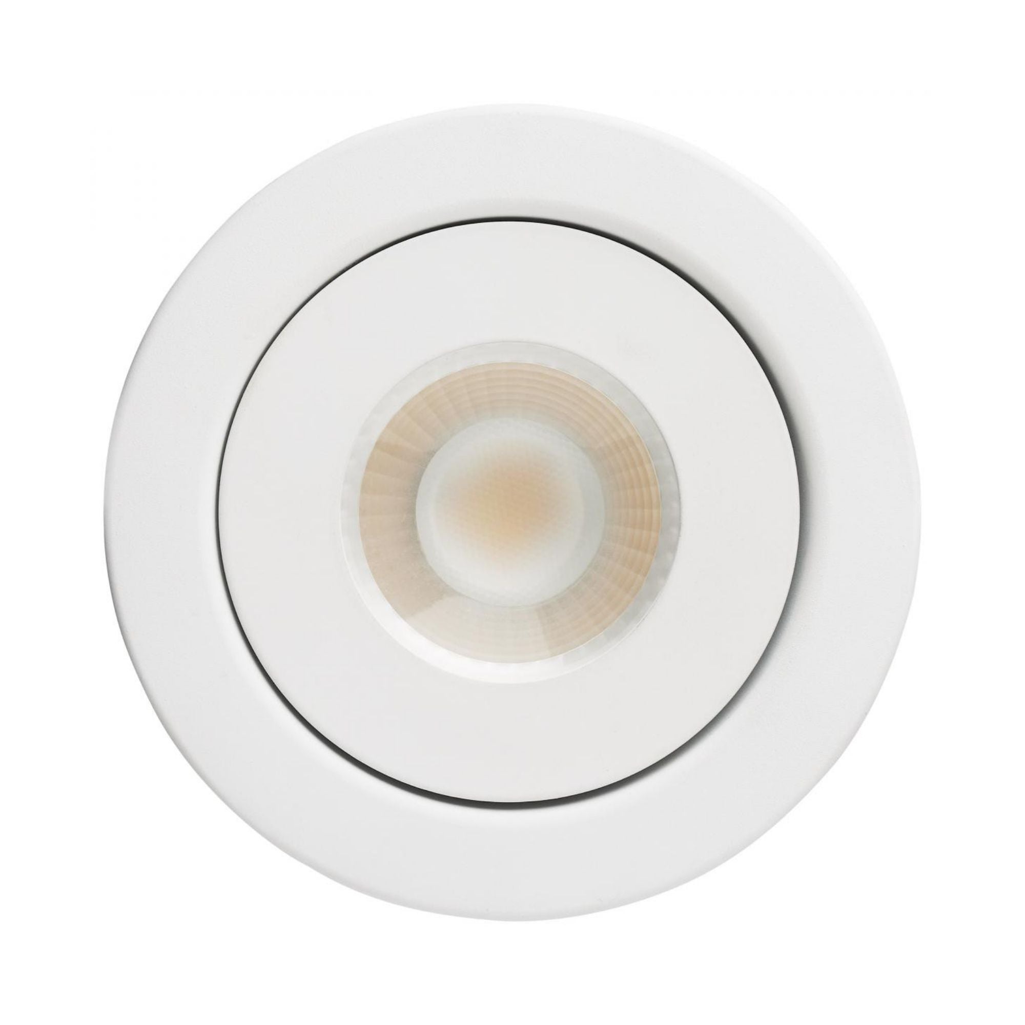 Fire Rated 4" Canless LED Recessed Light, 650 Lm, 5-CCT, Adjustable Trim
