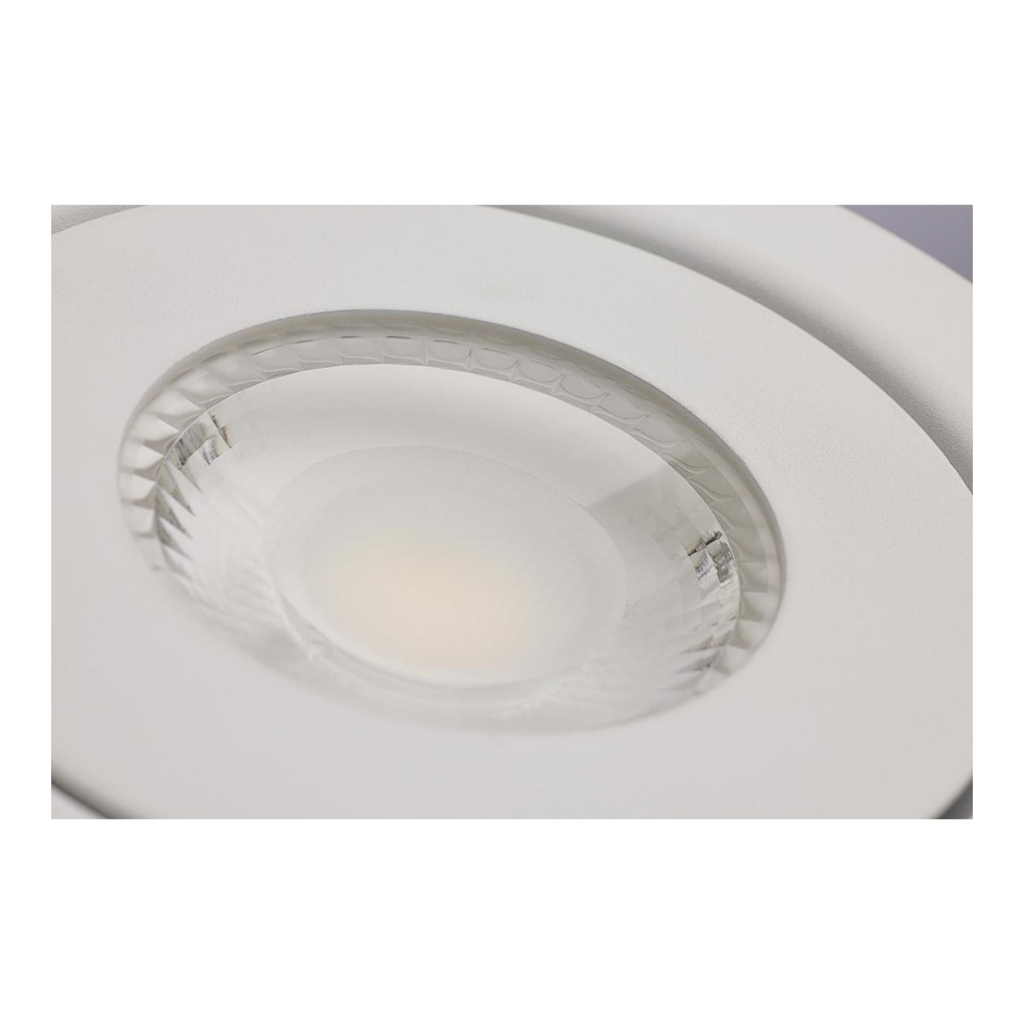 Fire Rated 4" Canless LED Recessed Light, 650 Lm, 5-CCT, Adjustable Trim