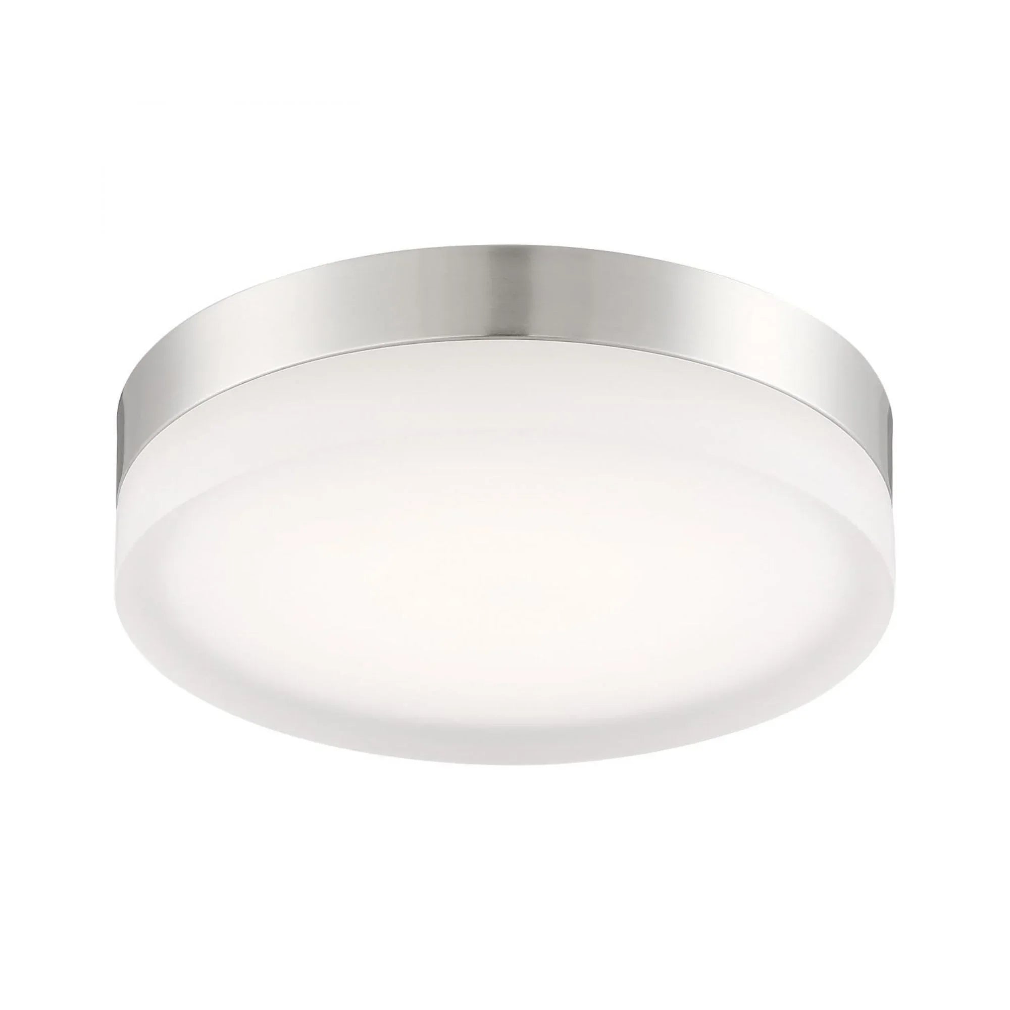 PI 14" LED Flush Mount, 3CCT, Brushed Nickel Finish