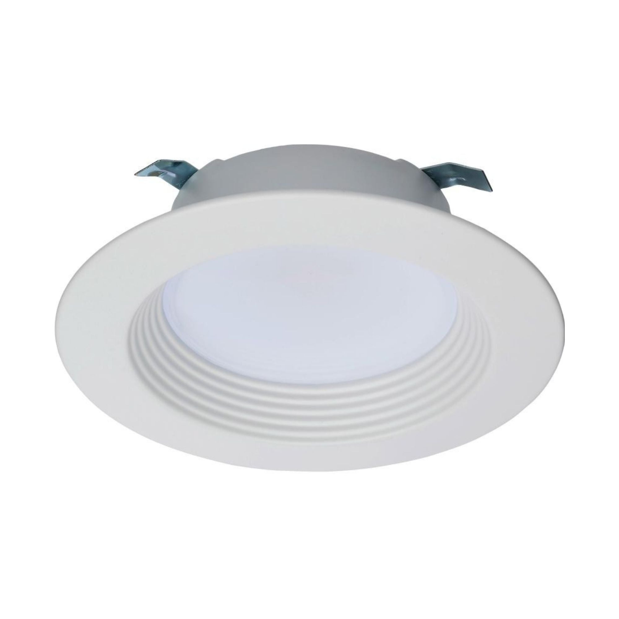 4" Retrofit LED Can Light, 7W, 600 Lm, 5-CCT, White Baffle Trim