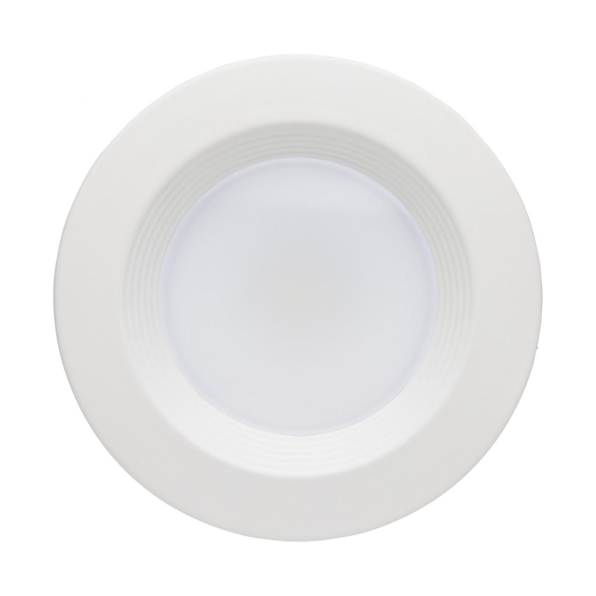 4" Retrofit LED Can Light, 7W, 600 Lm, 5-CCT, White Baffle Trim