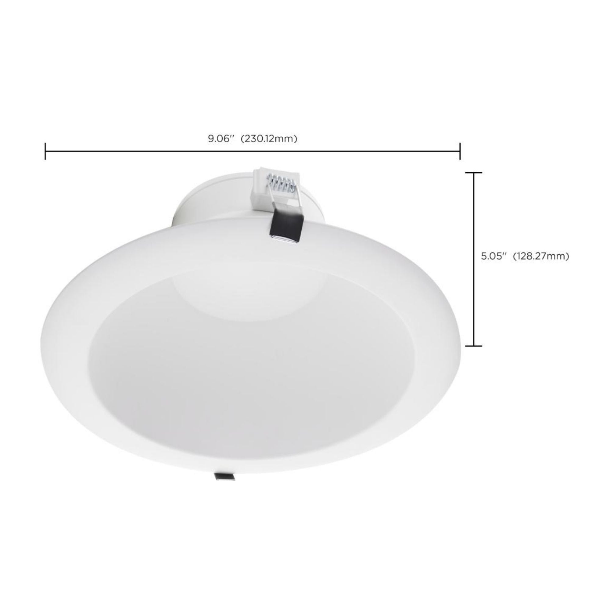 8" Commercial LED Downlight, 2450 Lm Adjustable, 5-CCT, White, 120-277V