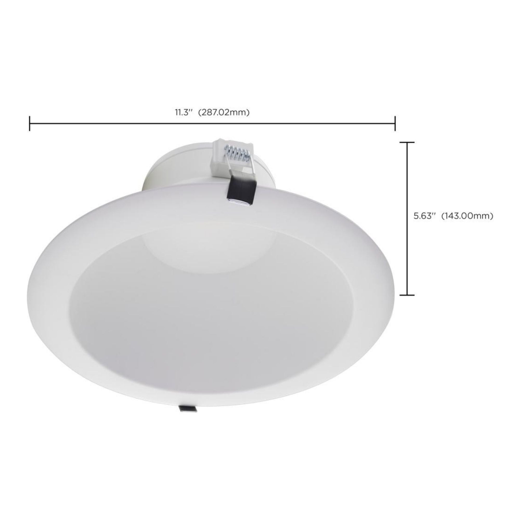 10" Commercial LED Downlight, 3500 Lm Adjustable, 5-CCT, White, 120-277V