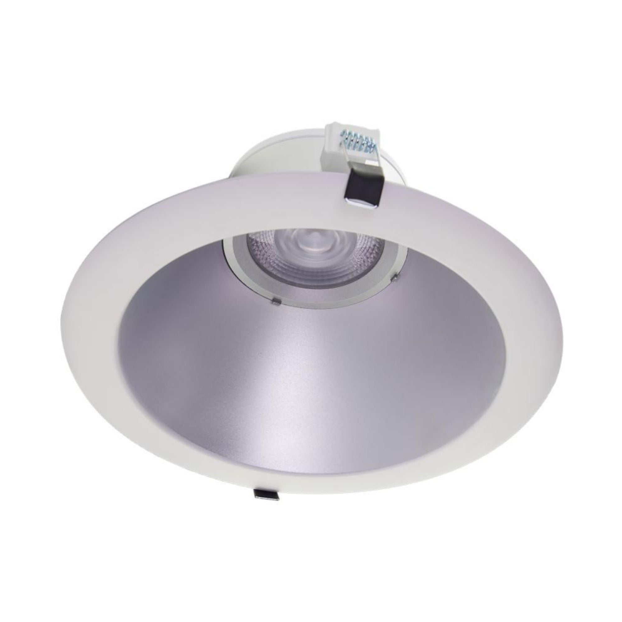 4" Commercial LED Downlight, 1020 Lm Adjustable, 5-CCT, Silver, 120-277V