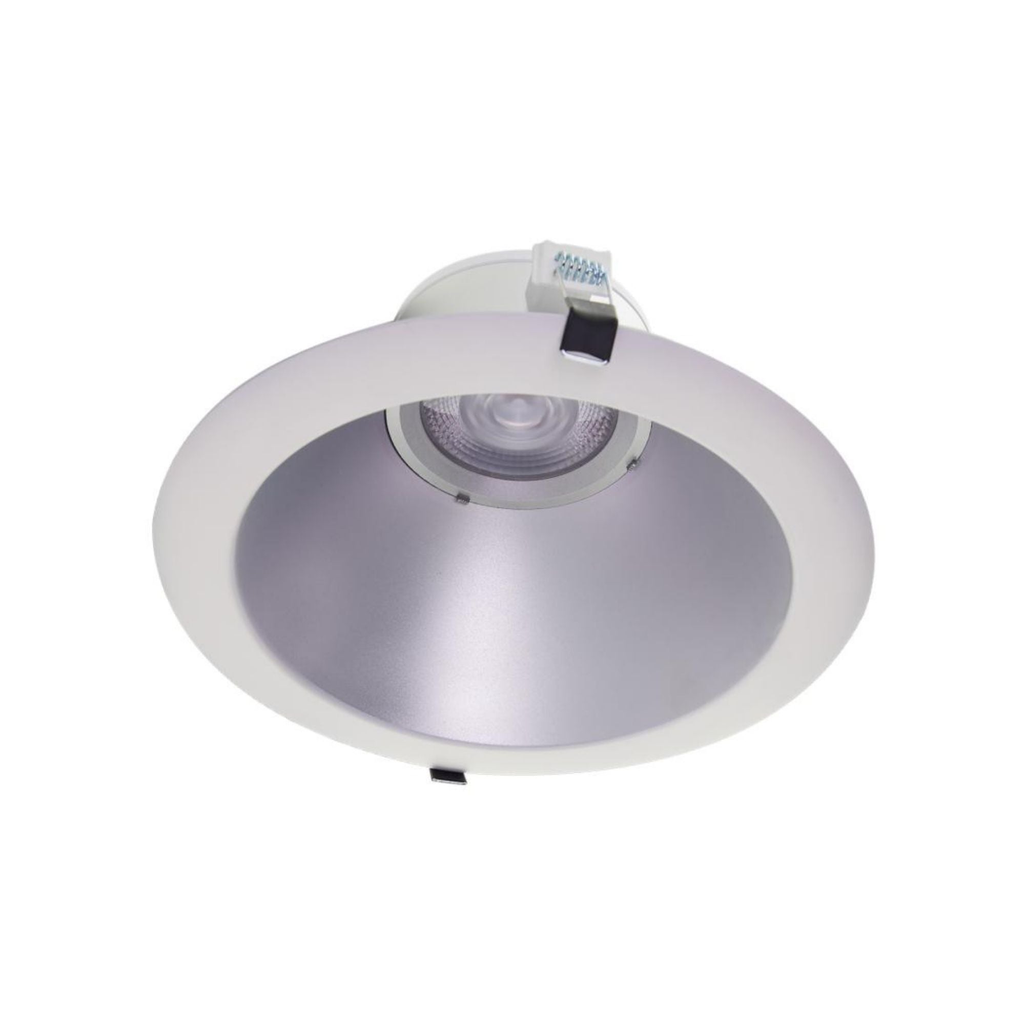 4" Commercial LED Downlight, 1020 Lm Adjustable, 5-CCT, Silver, 120-277V
