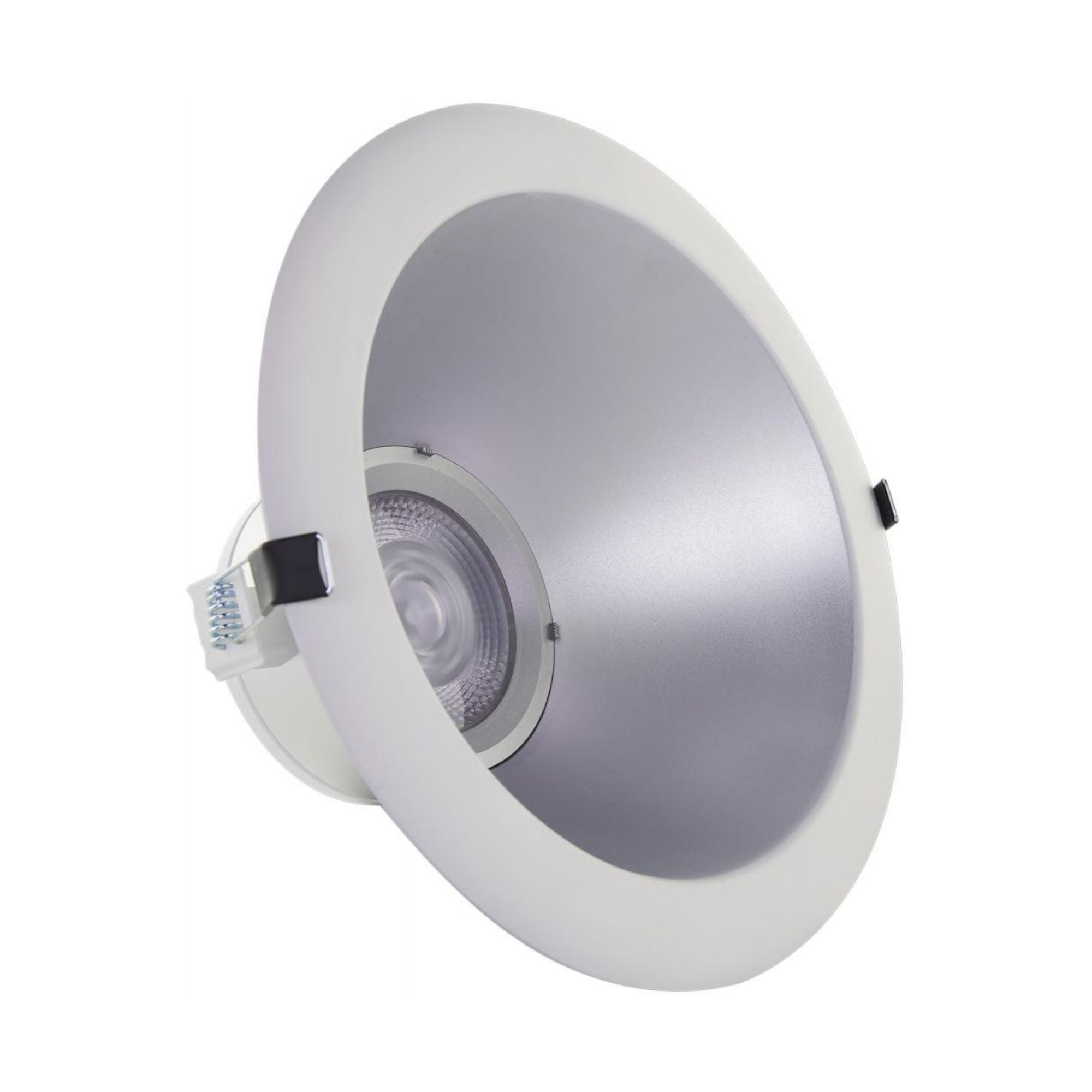 4" Commercial LED Downlight, 1020 Lm Adjustable, 5-CCT, Silver, 120-277V
