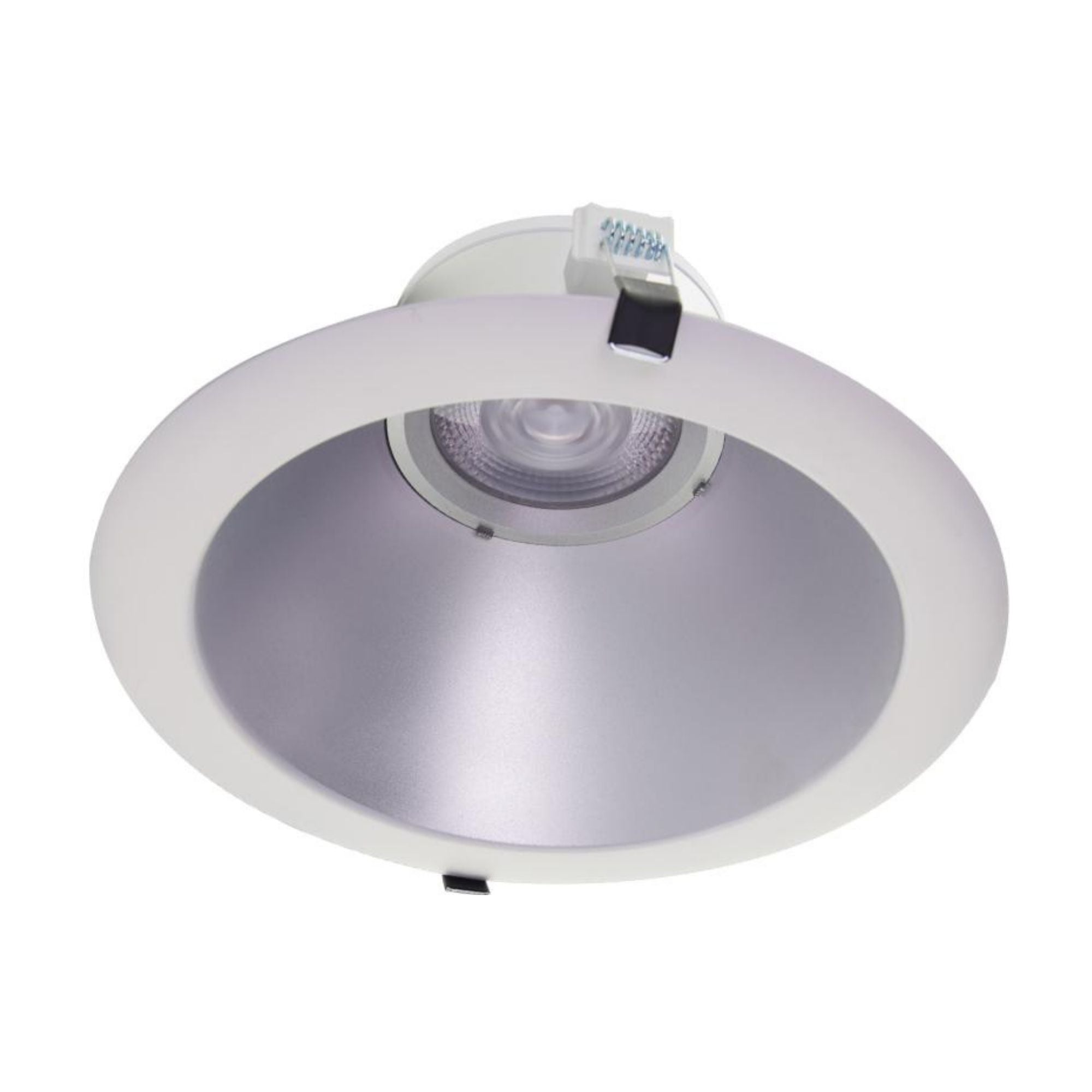 6" Commercial LED Downlight, 1750 Lm Adjustable, 5-CCT, Silver, 120-277V