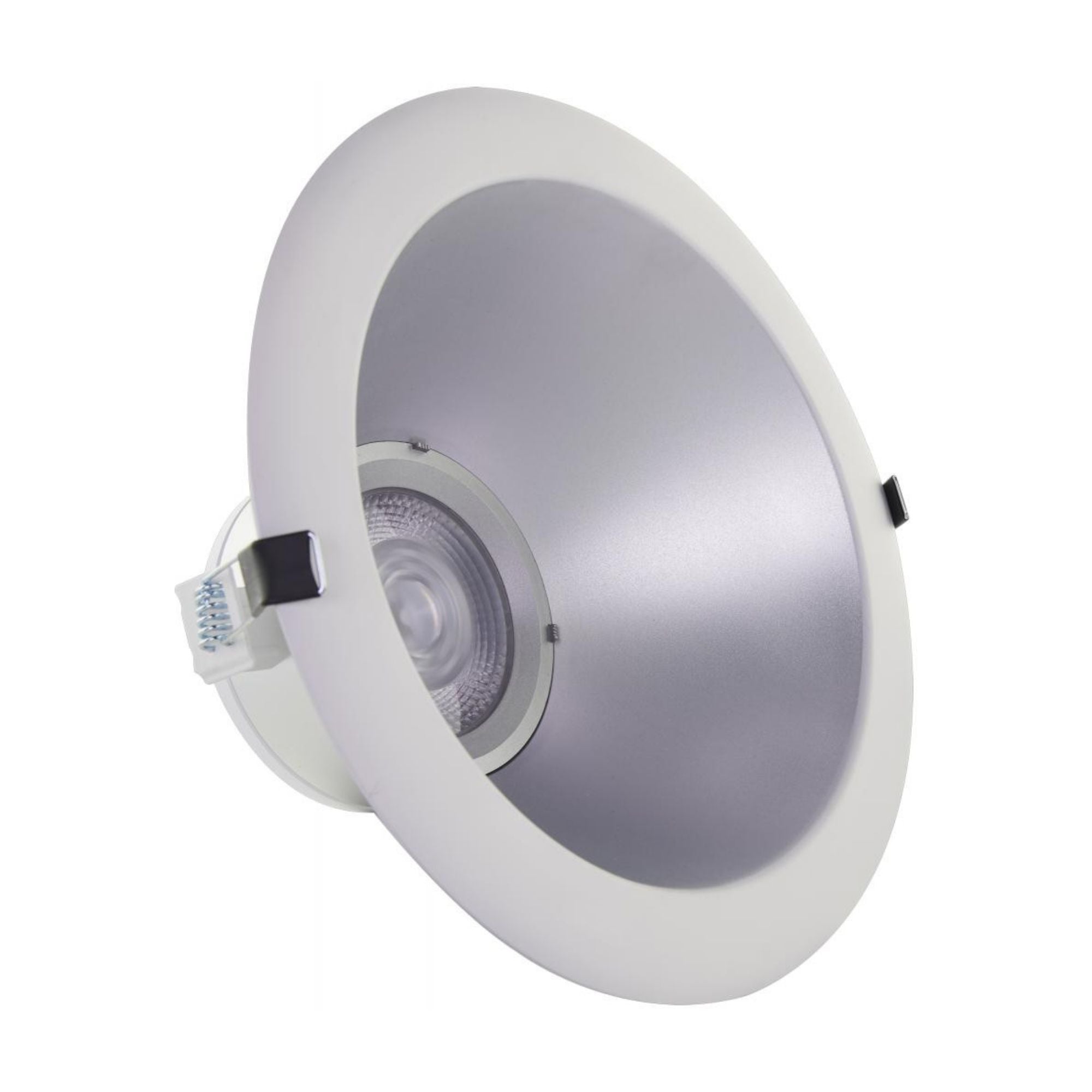 6" Commercial LED Downlight, 1750 Lm Adjustable, 5-CCT, Silver, 120-277V