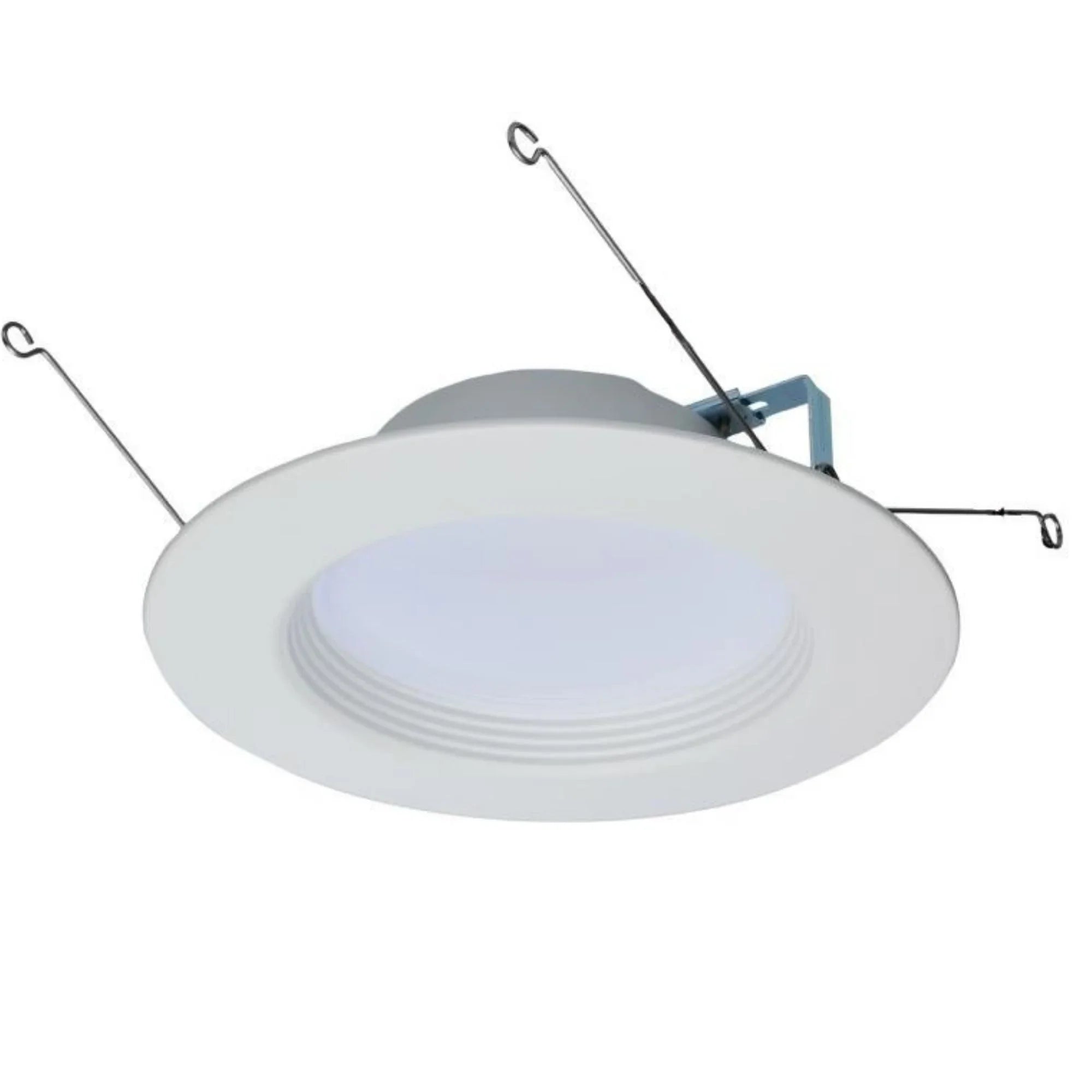 5/6" Retrofit LED Can Light, 14W, 1200 Lm, 5-CCT, White Baffle Trim - Bees Lighting