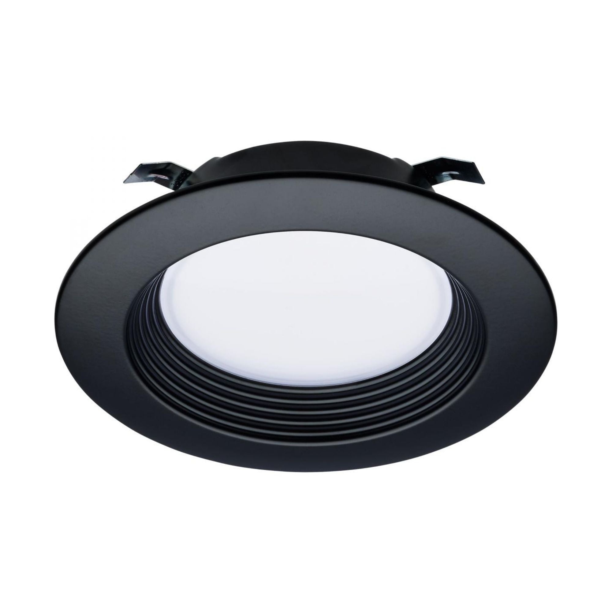 4" Retrofit LED Can Light, 7W, 600 Lm, 5-CCT, Black Baffle Trim