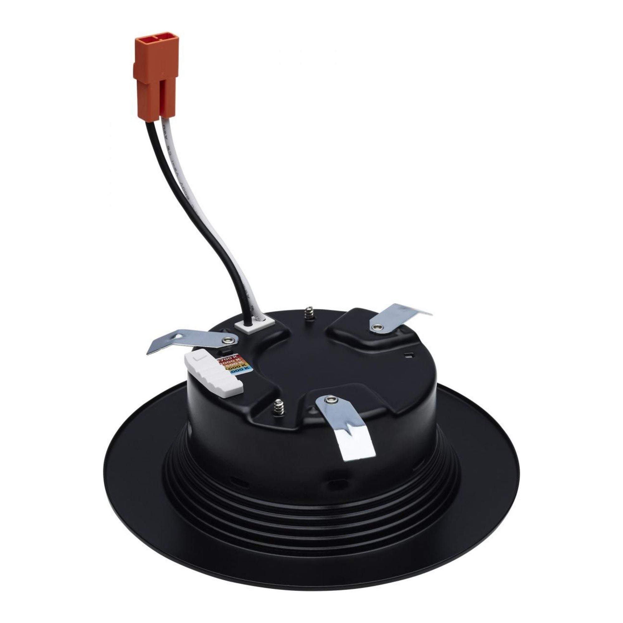 4" Retrofit LED Can Light, 7W, 600 Lm, 5-CCT, Black Baffle Trim
