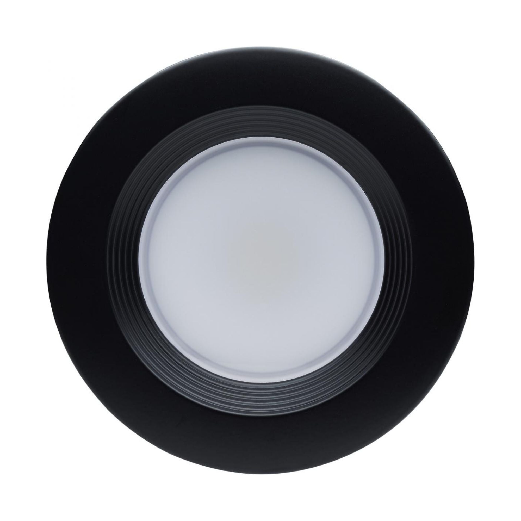 4" Retrofit LED Can Light, 7W, 600 Lm, 5-CCT, Black Baffle Trim