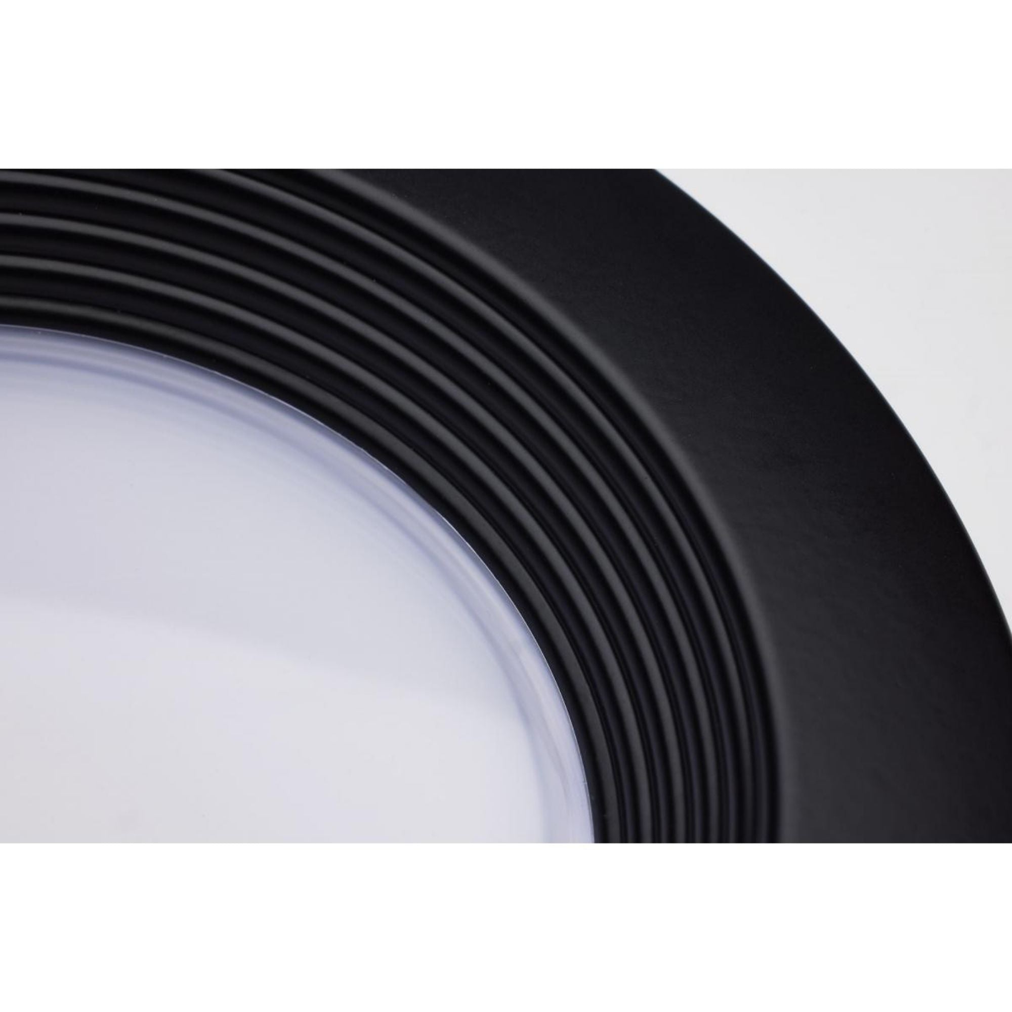 4" Retrofit LED Can Light, 7W, 600 Lm, 5-CCT, Black Baffle Trim