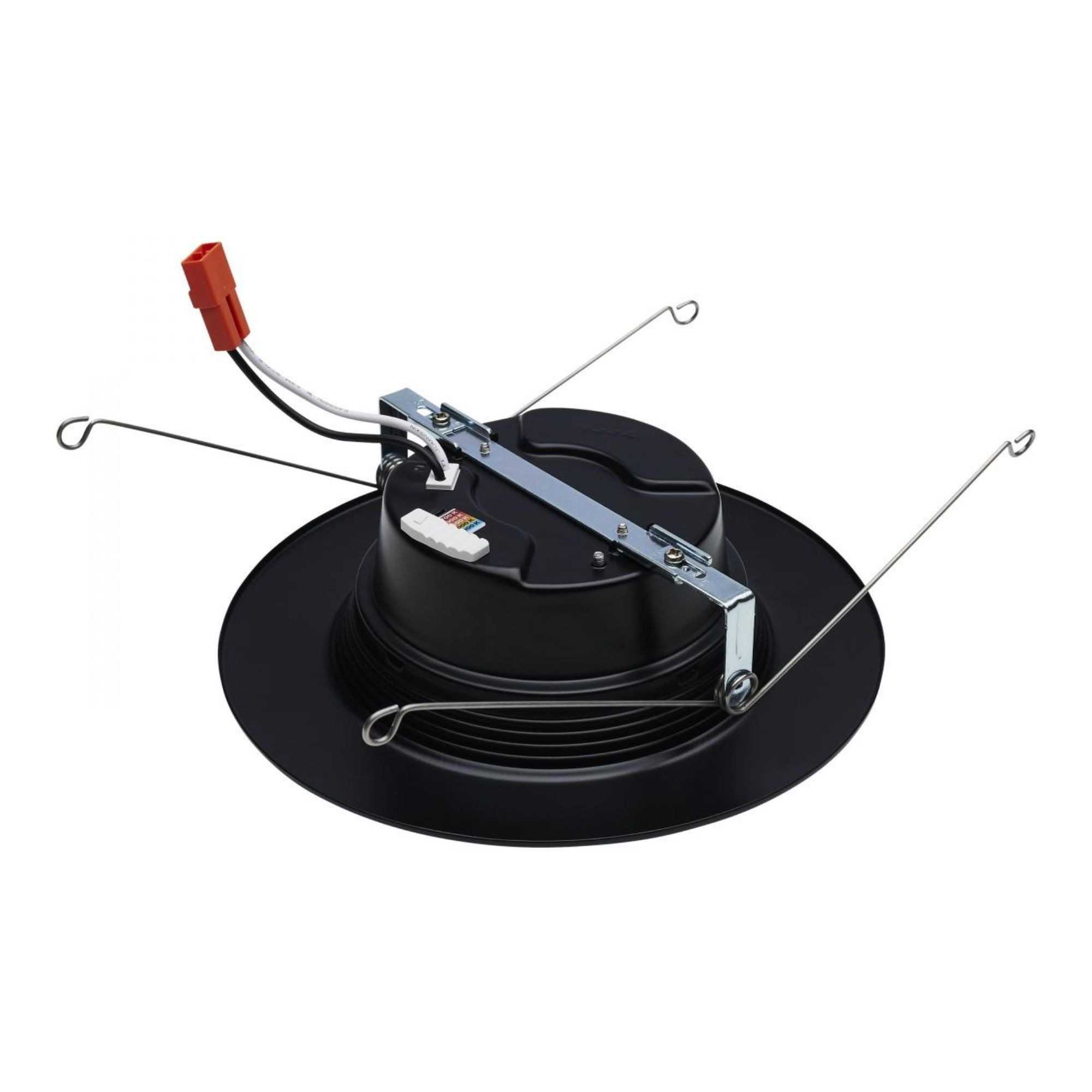5/6" Retrofit LED Can Light, 9W, 800 Lm, 5-CCT, Black Baffle Trim