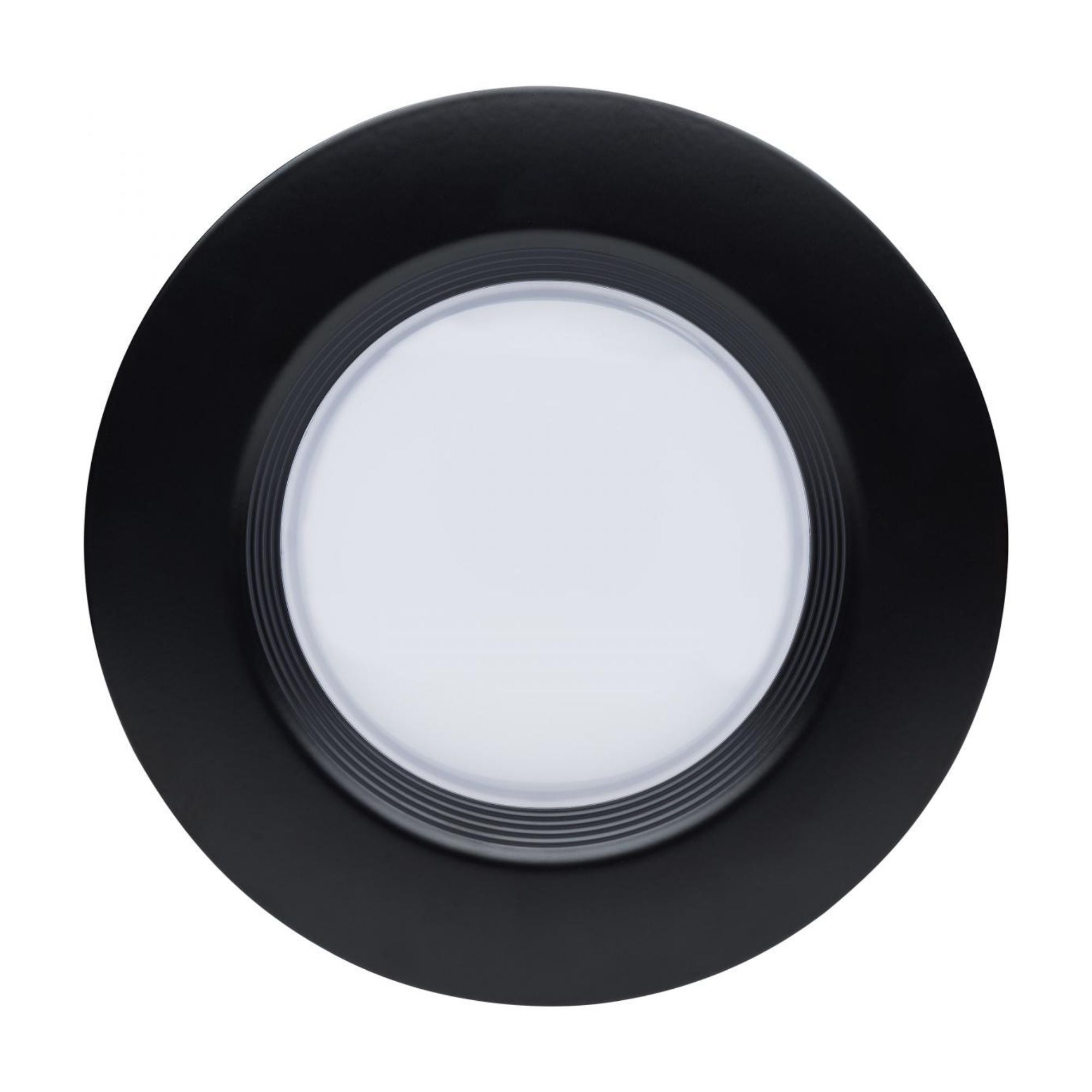 5/6" Retrofit LED Can Light, 9W, 800 Lm, 5-CCT, Black Baffle Trim