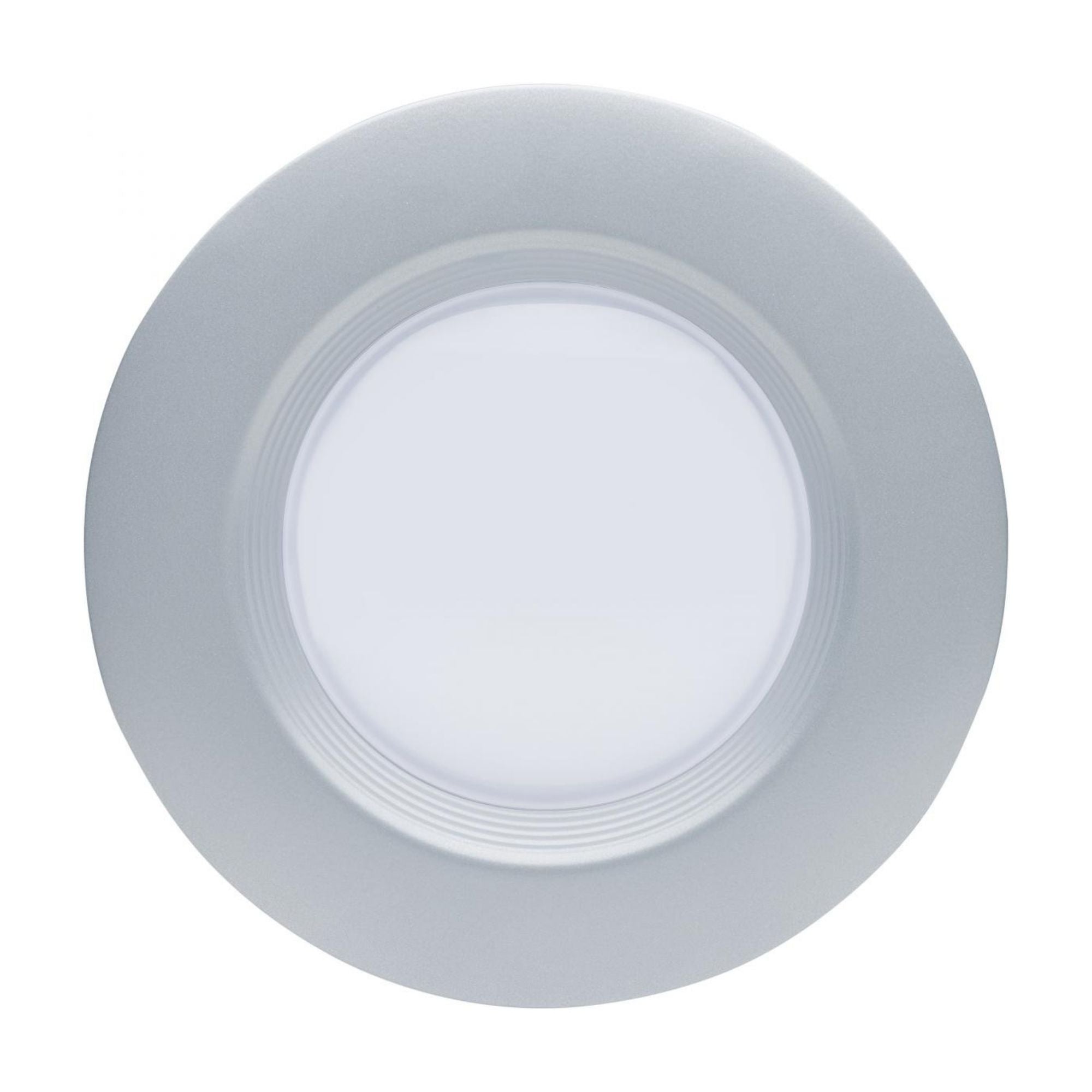 5/6" Retrofit LED Can Light, 9W, 800 Lm, 5-CCT, Nickel Baffle Trim