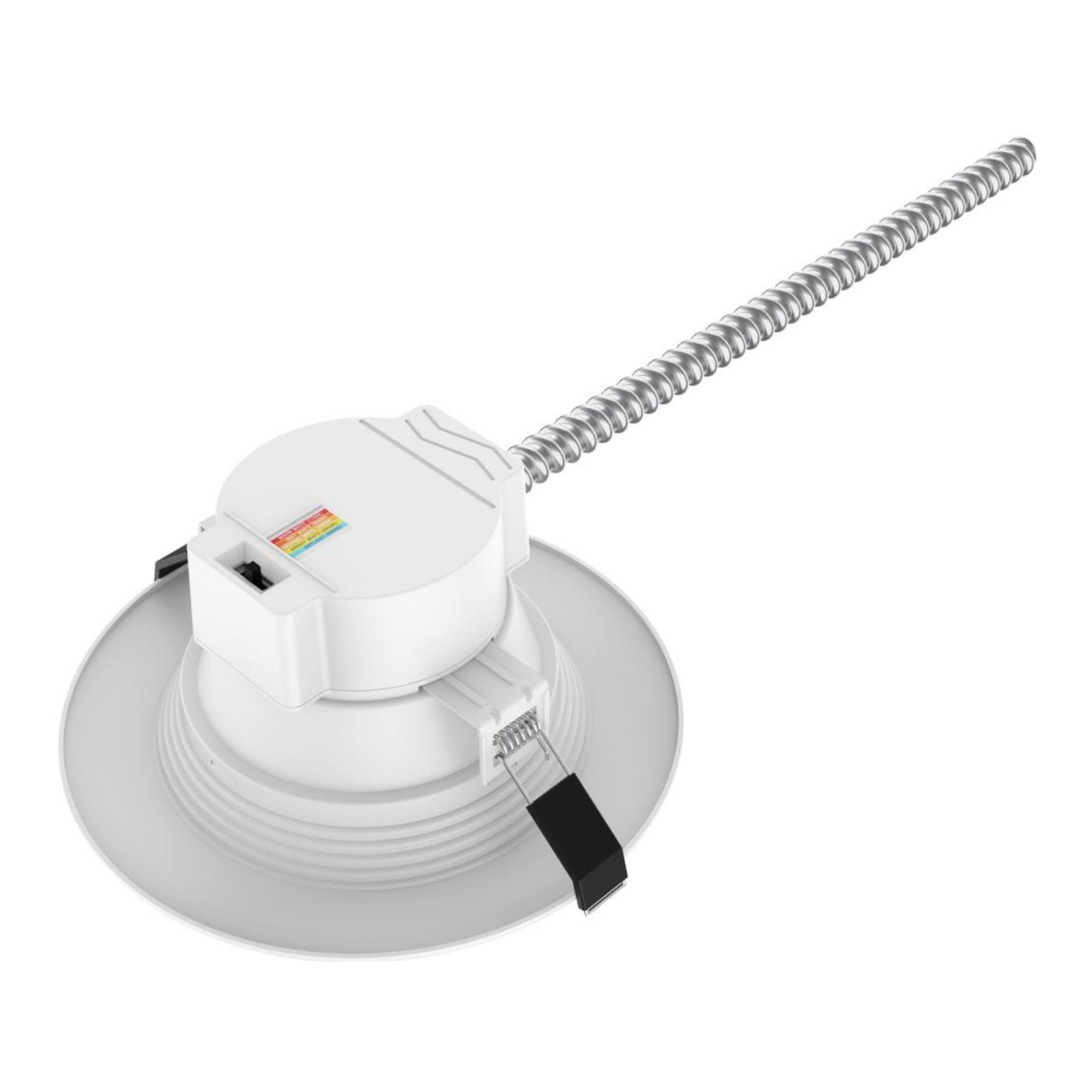 6" Commercial LED Downlight, 15W, 1600 Lm, 5-CCT, Baffle Trim, 120-277V