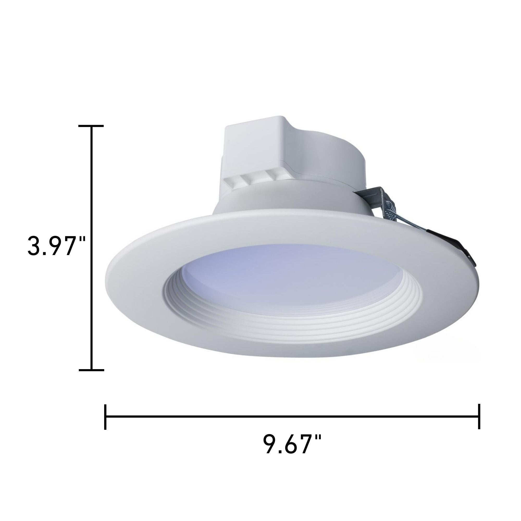8" Commercial LED Downlight, 22W, 2200 Lm, 5-CCT, Baffle Trim, 120-277V