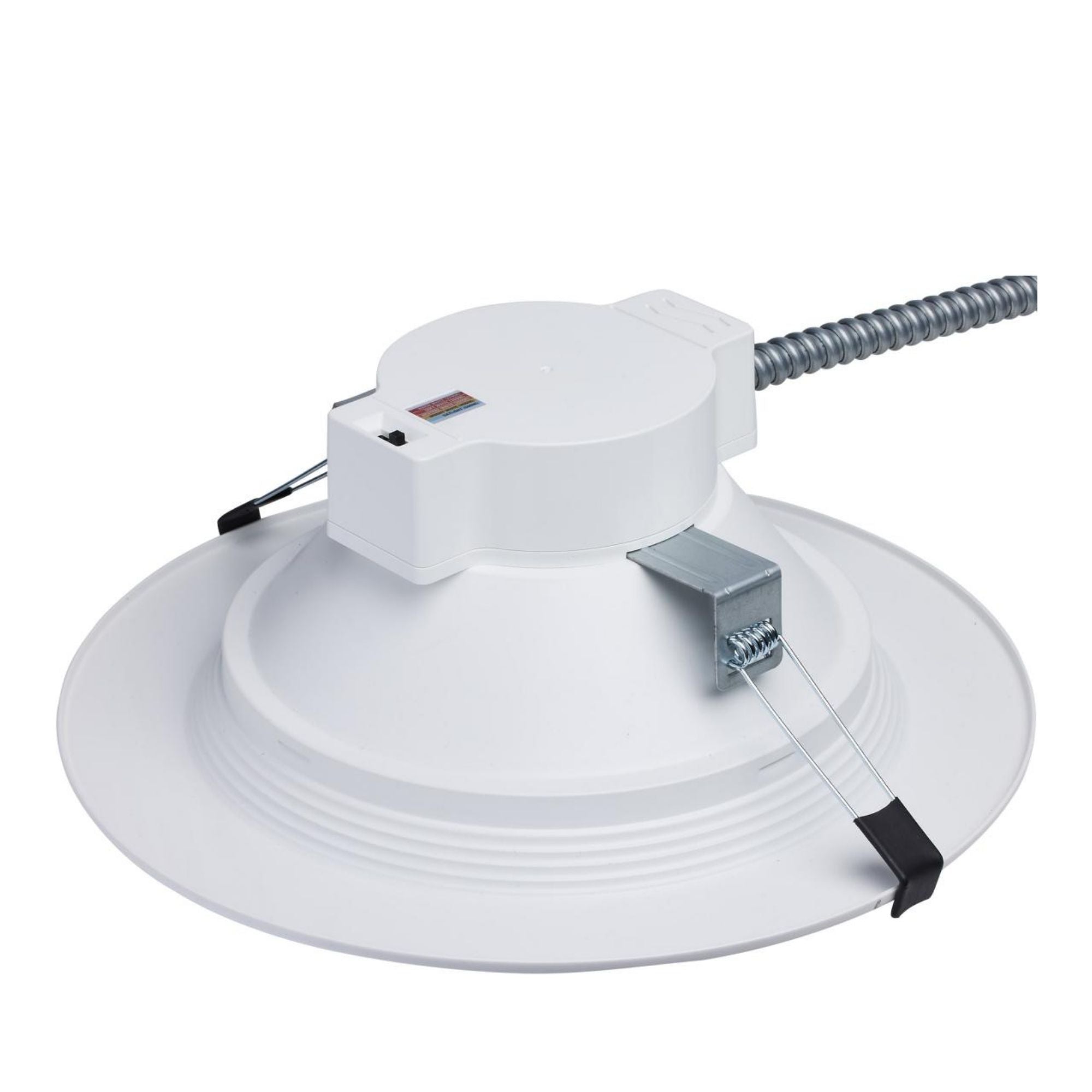 10" Commercial LED Downlight, 30W, 3500 Lm, 5-CCT, Baffle Trim, 120-277V