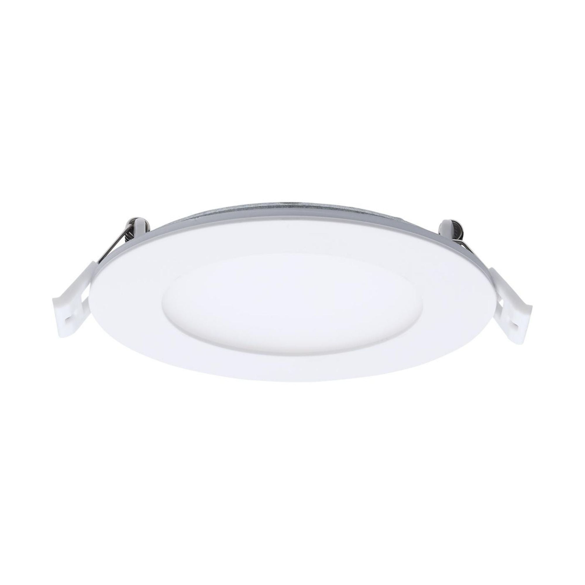 4" LED Downlight with Night Light, 760 Lm, Selectable CCT, White Round Trim
