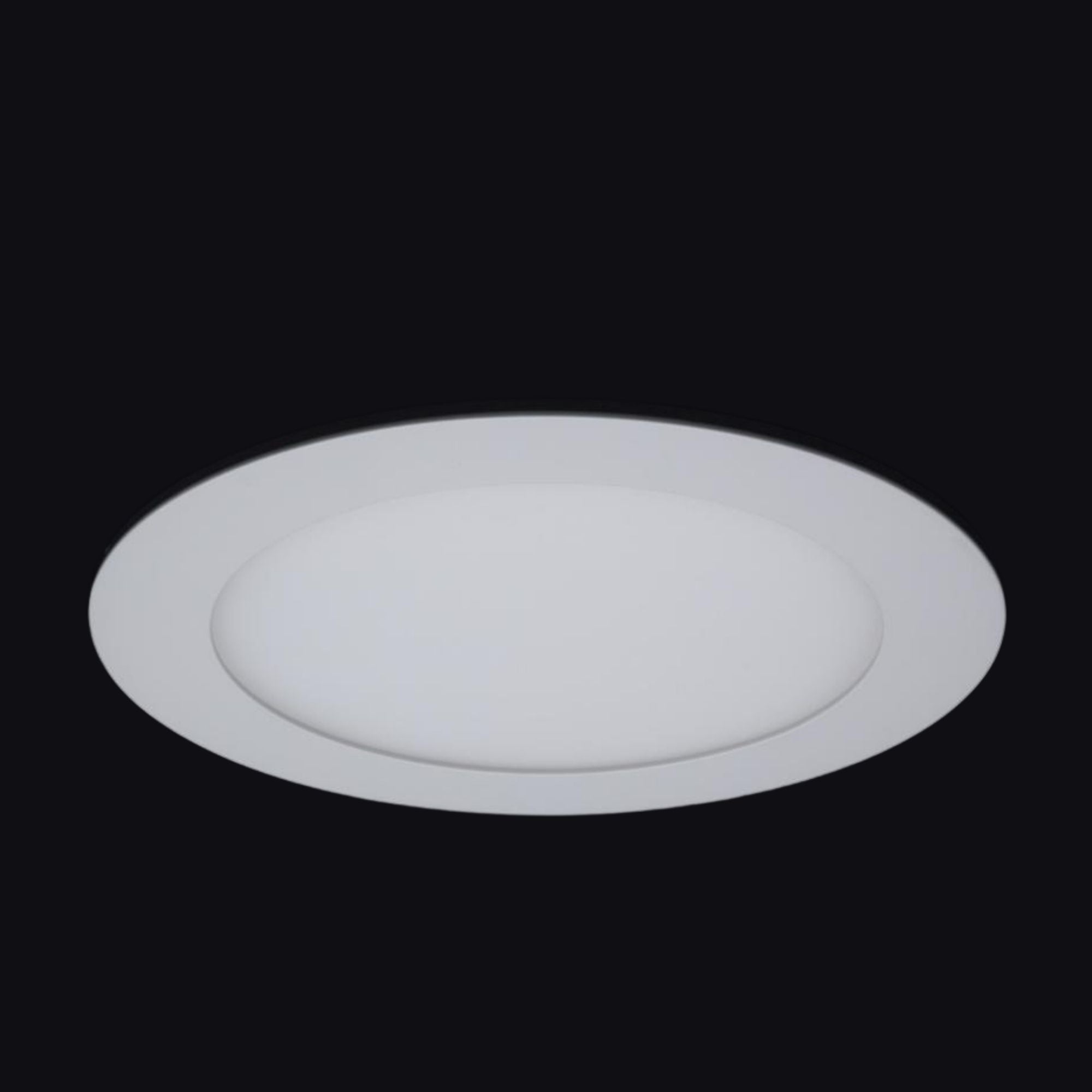 6" LED Downlight with Night Light, 1000 Lm, Selectable CCT, White Round Trim