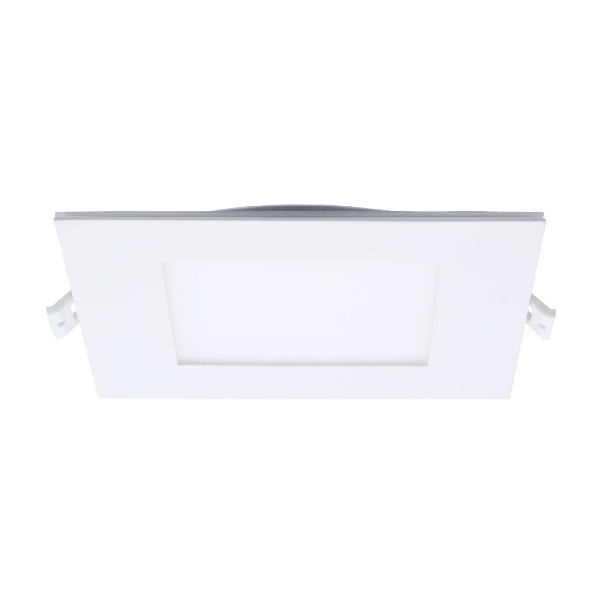 6" LED Downlight with Night Light, 1000 Lm, Selectable CCT, White Square Trim