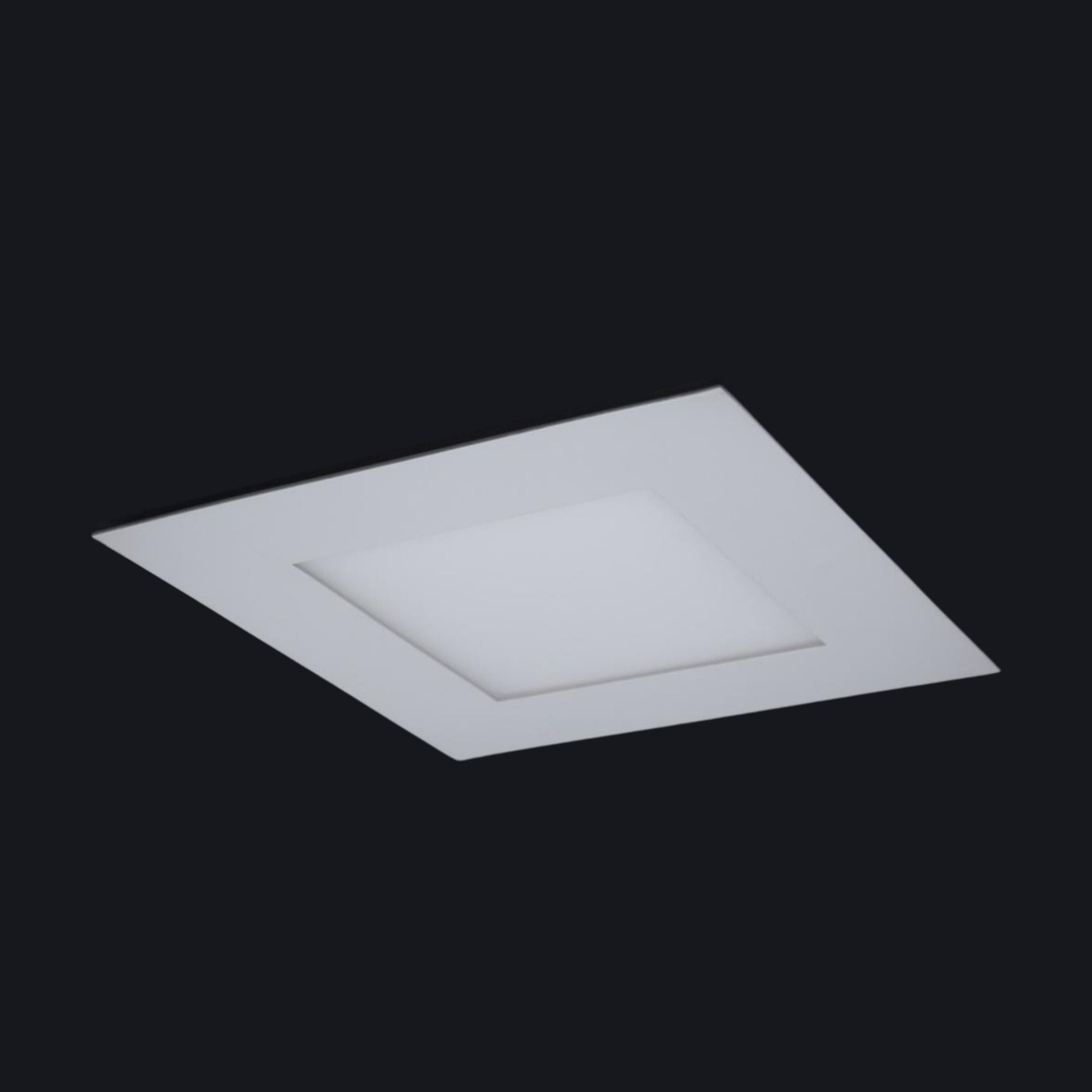 6" LED Downlight with Night Light, 1000 Lm, Selectable CCT, White Square Trim