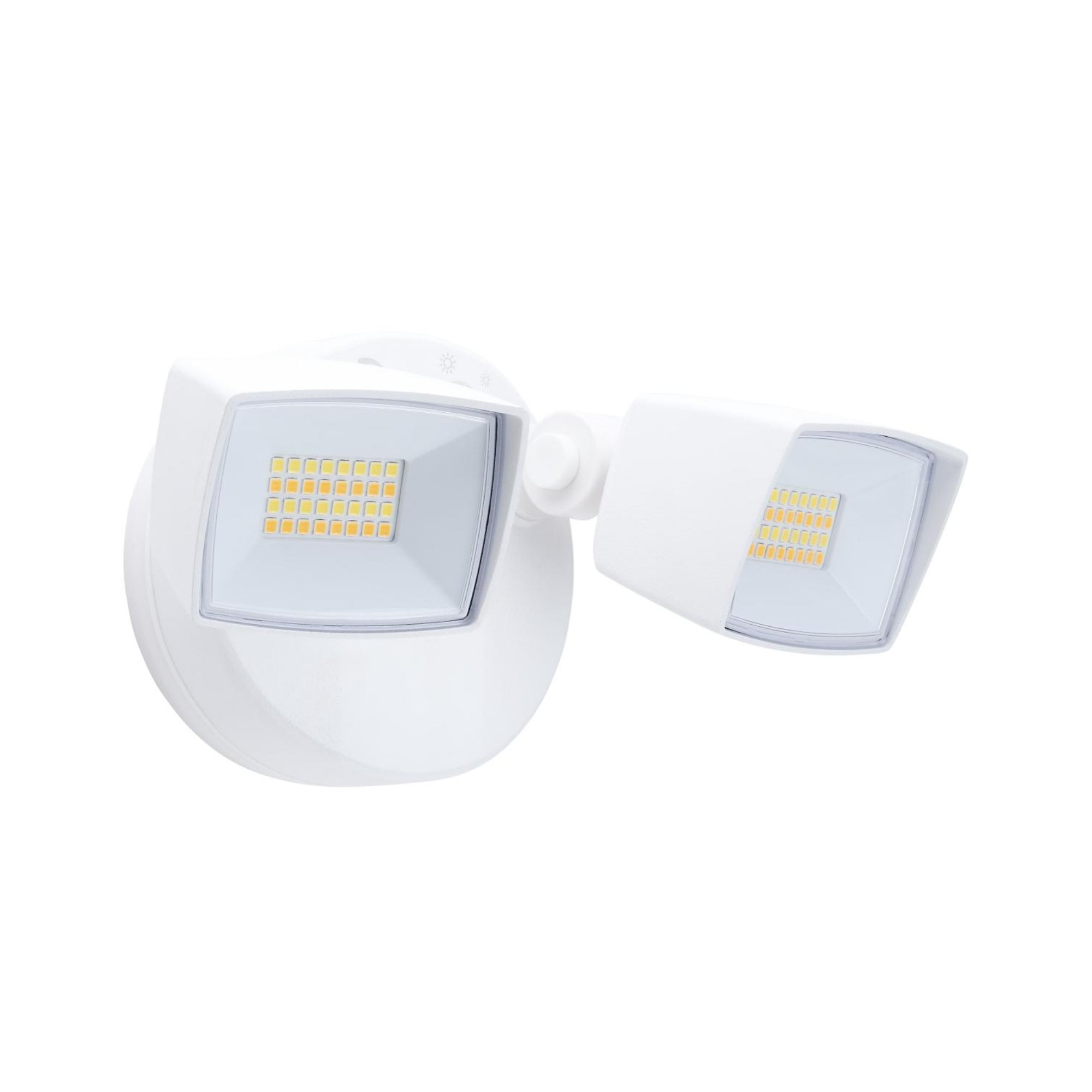 SATCO|NUVO Dual Head LED Security Flood Light, CCT Selectable, Variable Wattage - Bees Lighting