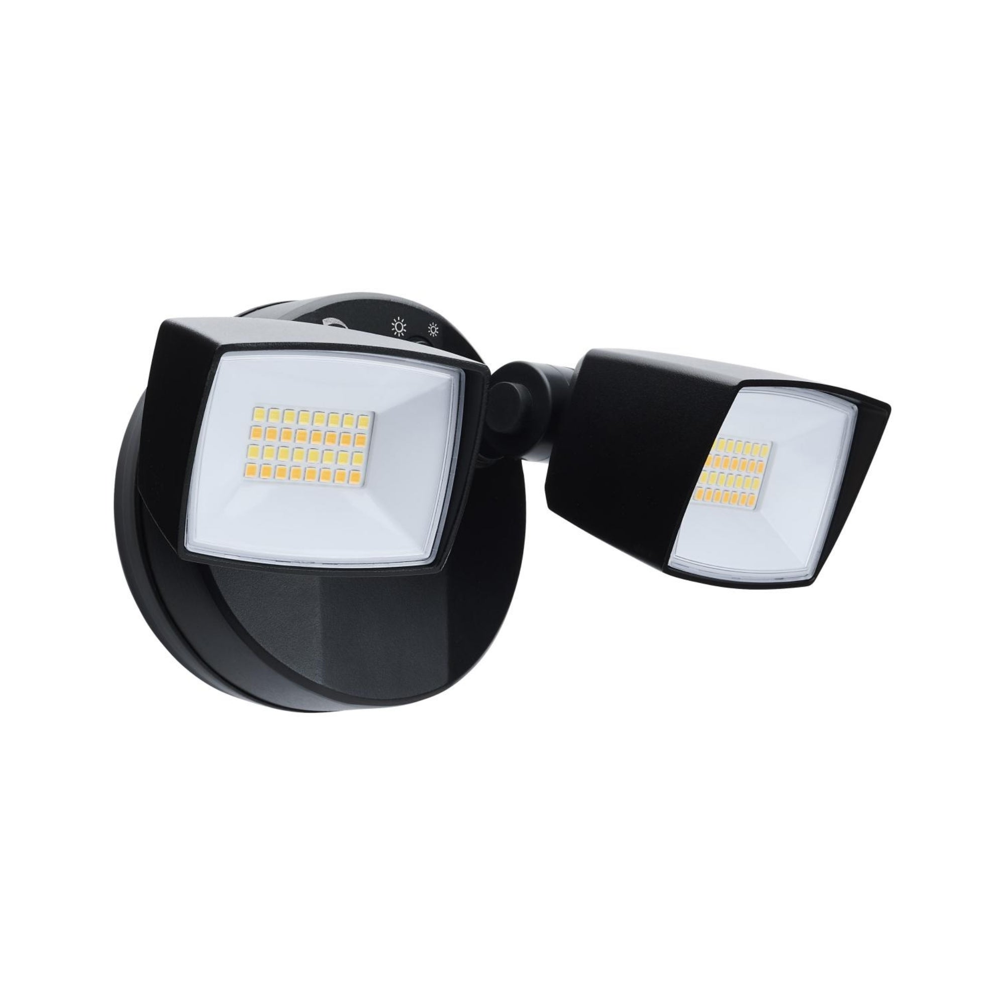 SATCO|NUVO Dual Head LED Security Flood Light, CCT Selectable, Variable Wattage - Bees Lighting