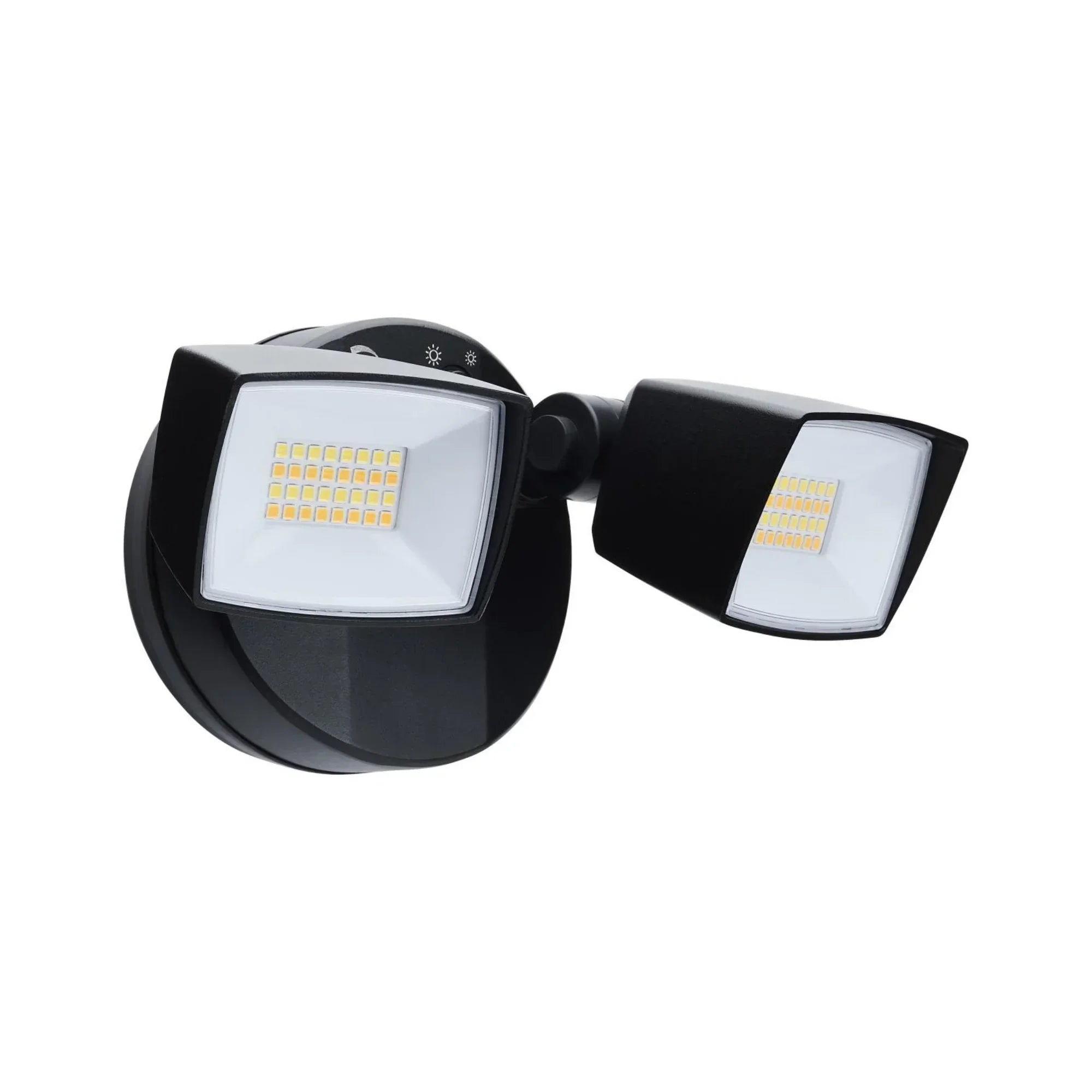 SATCO|NUVO Dual Head LED Security Flood Light, CCT Selectable, Variable Wattage - Bees Lighting