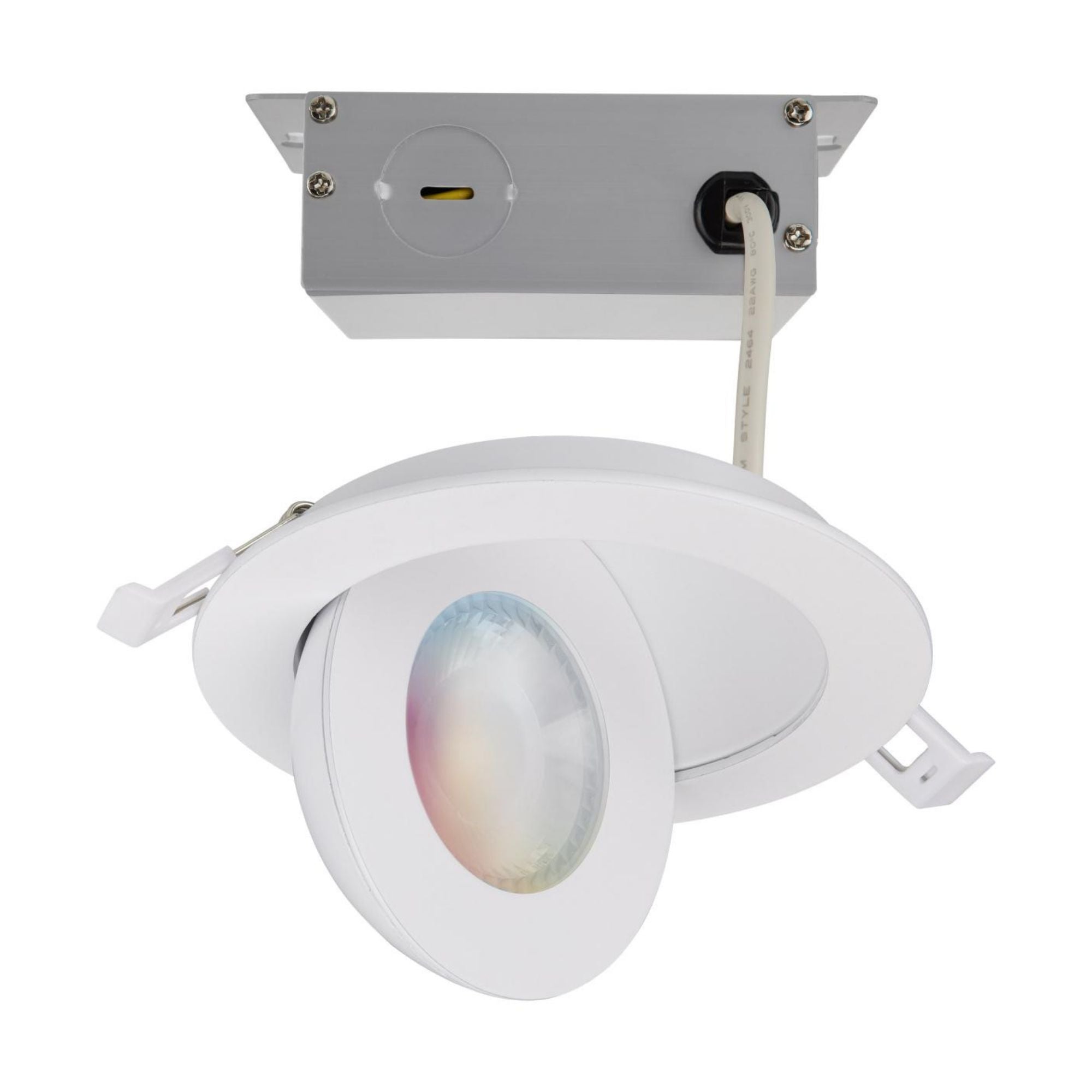 Starfish 4" Smart Gimbal LED Recessed Light, 650lm, RGB, 120-277V, White