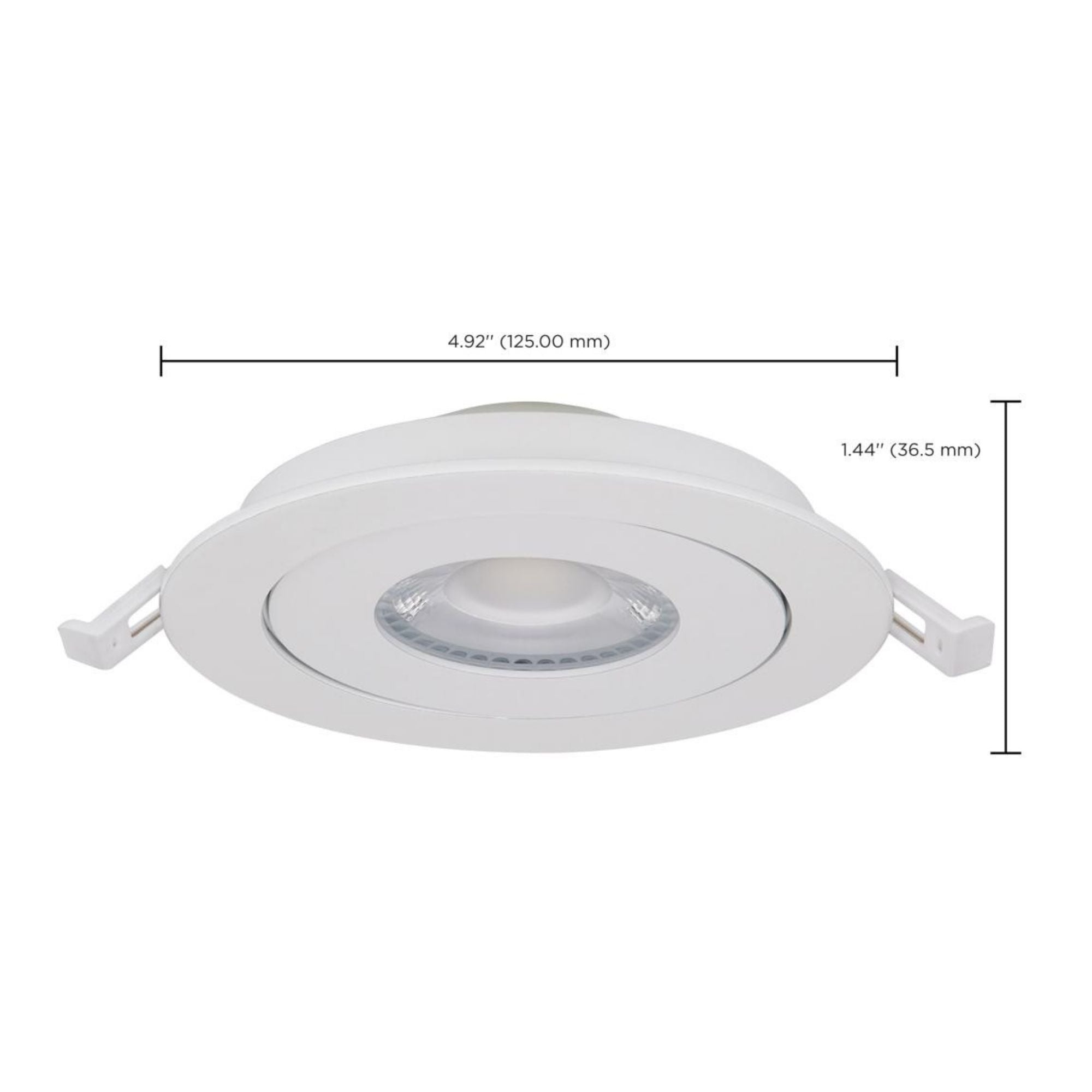 Starfish 4" Smart Gimbal LED Recessed Light, 650lm, RGB, 120-277V, White