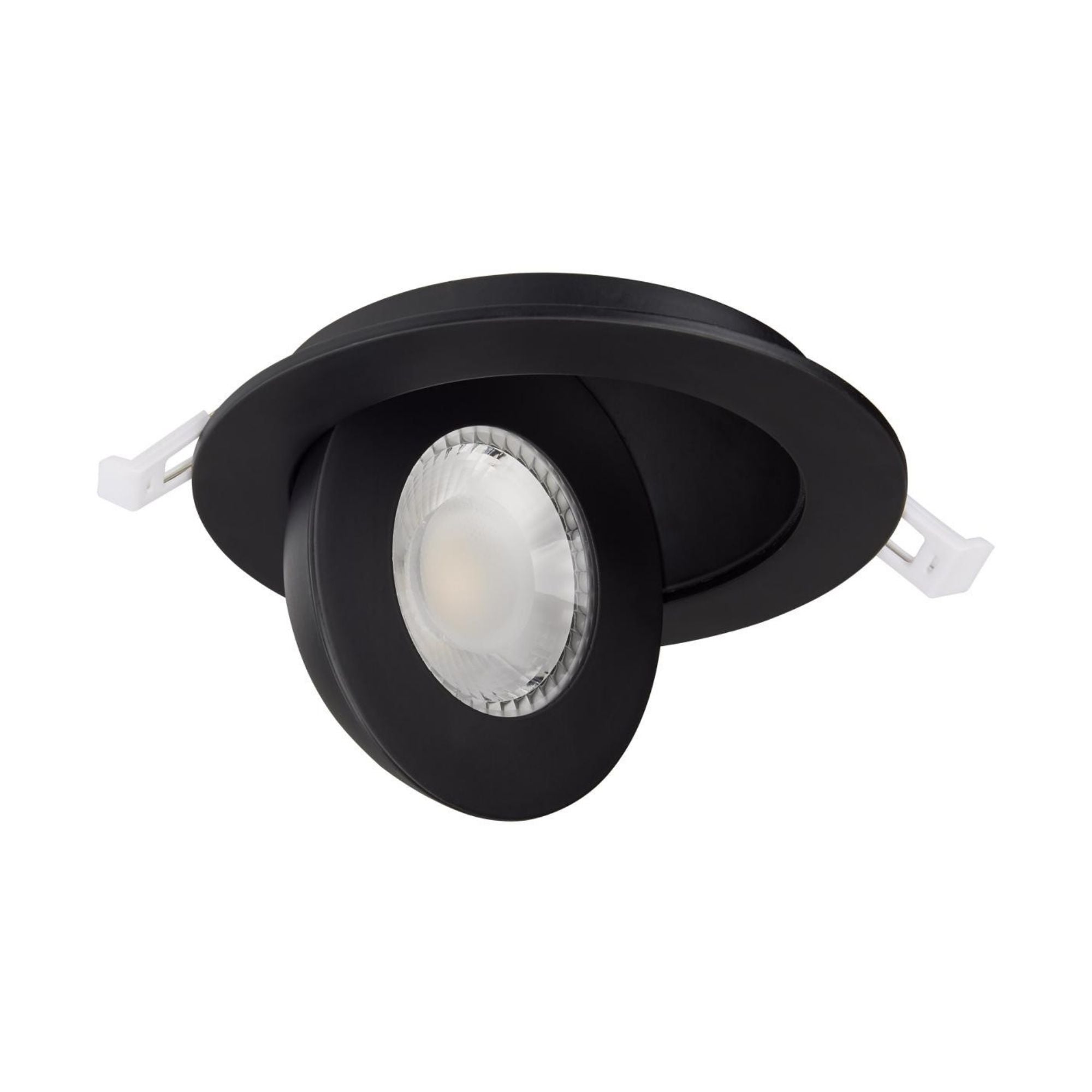 Starfish 4" Smart Gimbal LED Recessed Light, 650lm, RGB, 120-277V, Black