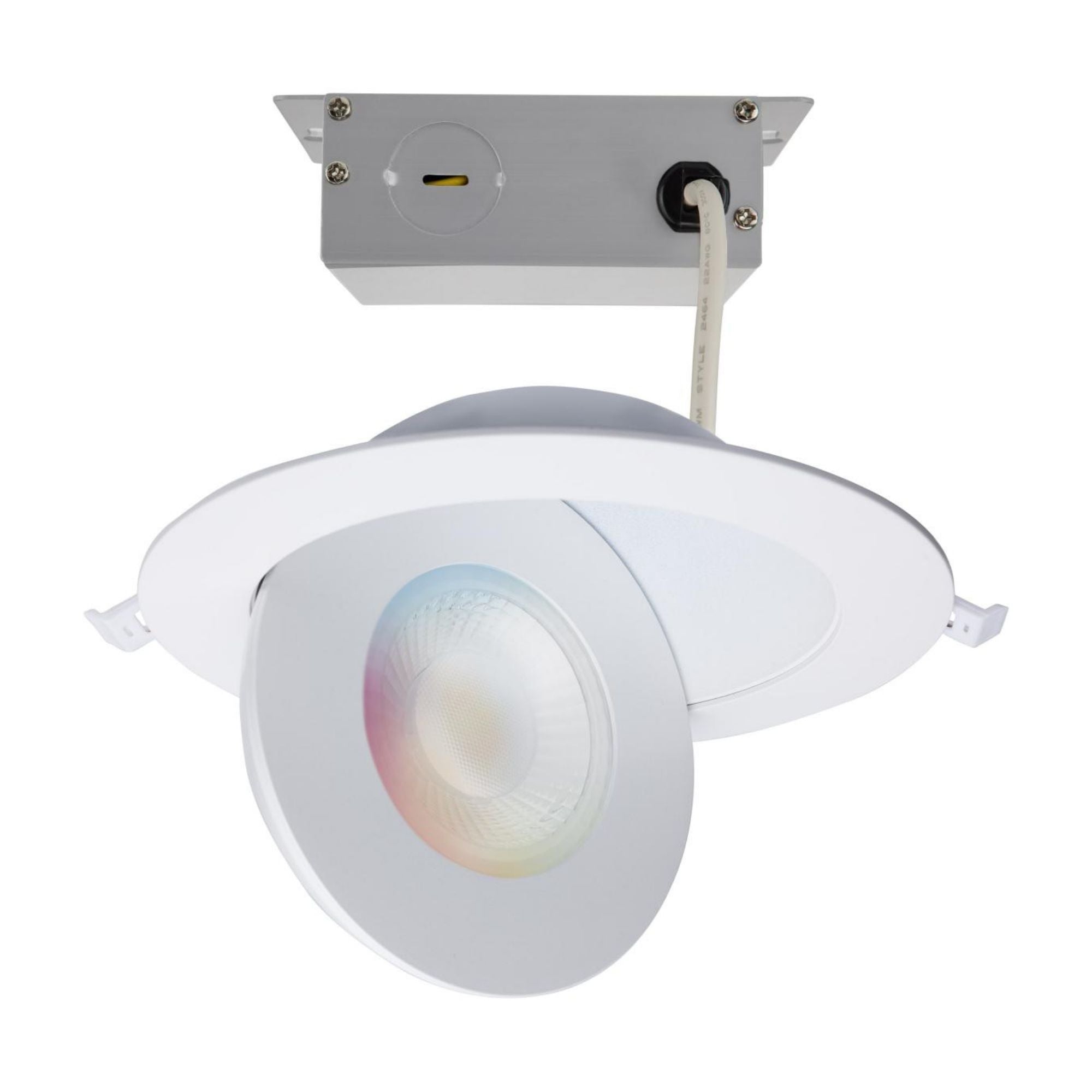 Starfish 6" Smart Gimbal LED Recessed Light, 1200lm, RGB, 120-277V, White